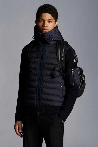 mens moncler knitted jacket