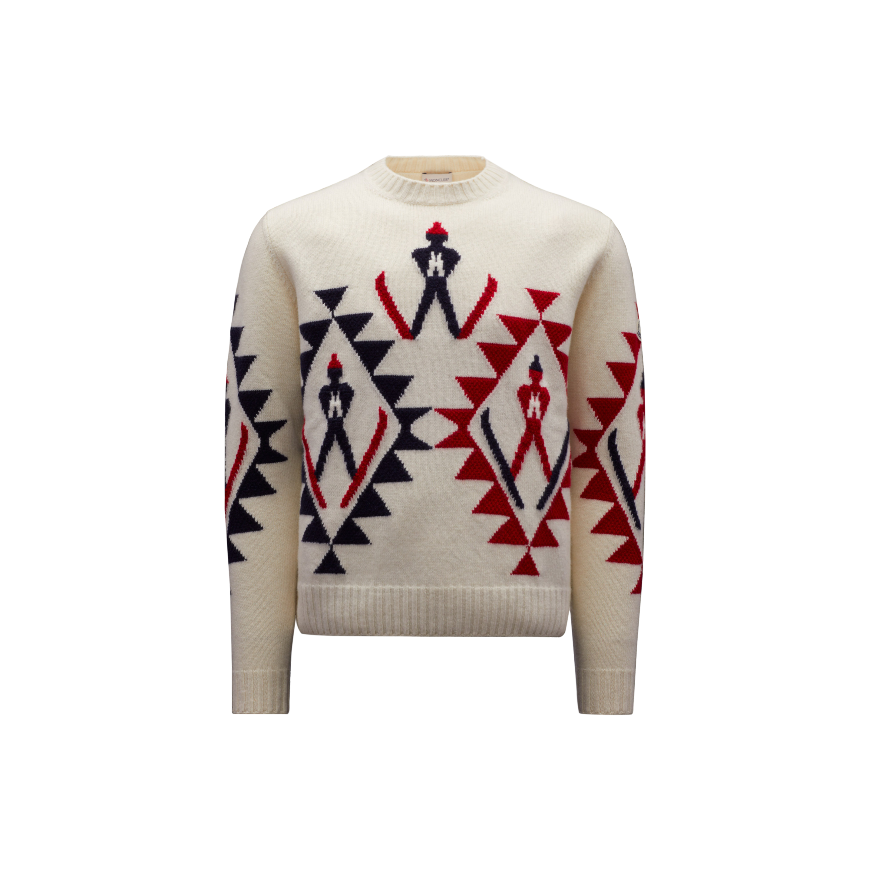 Moncler Collection Pull En Laine Graphique In Multi