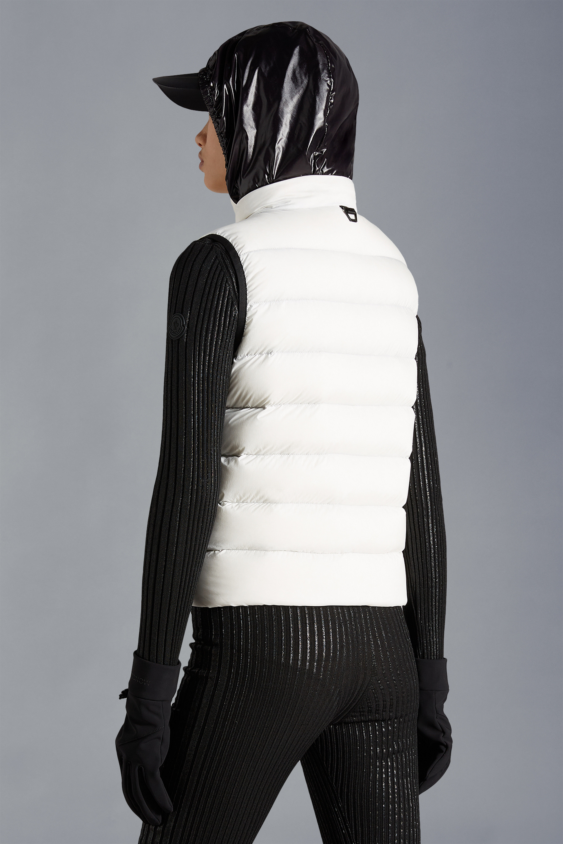 White Cenis Down Vest - Vests for Women | Moncler US