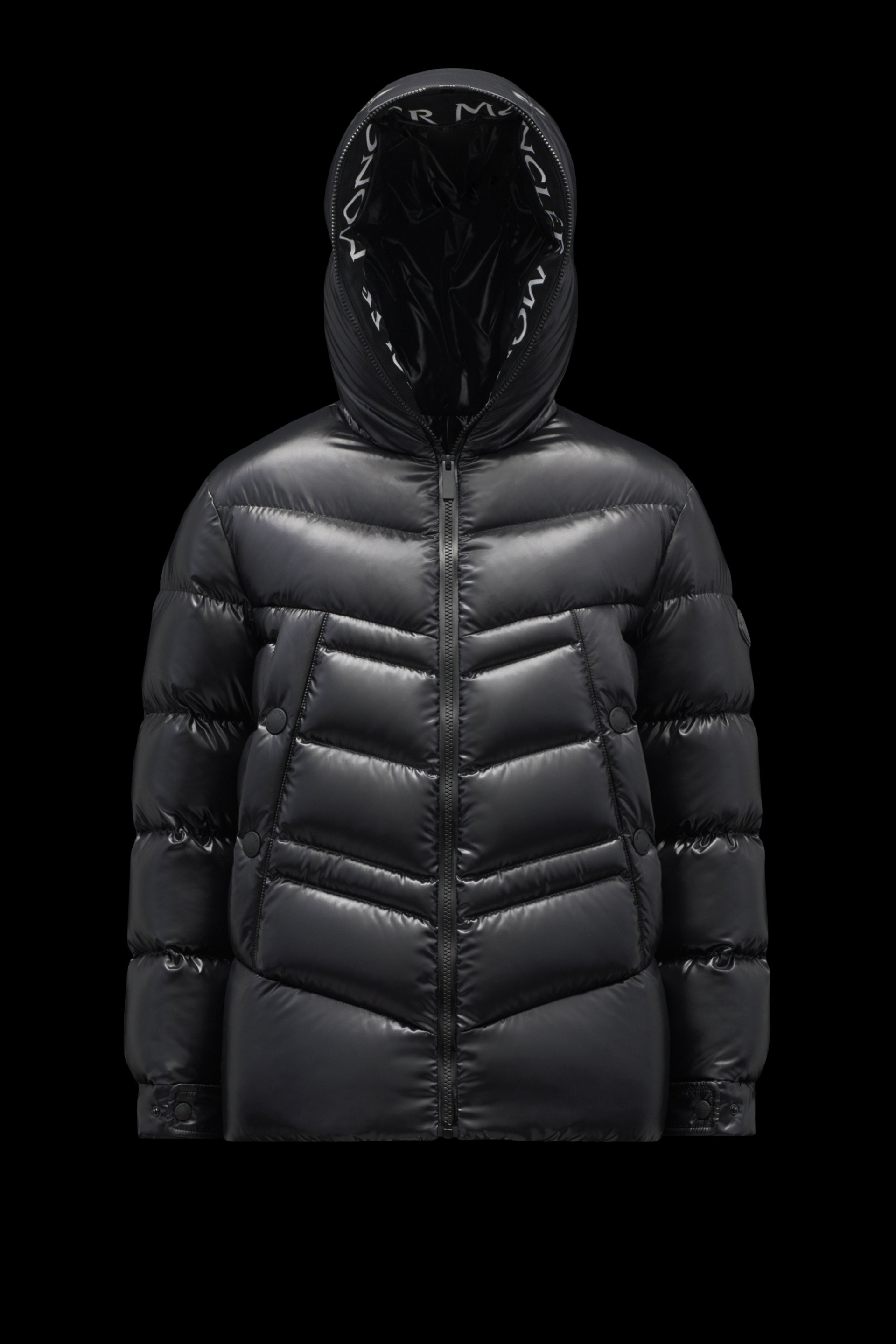Black Moncler Puffer Coat | vlr.eng.br
