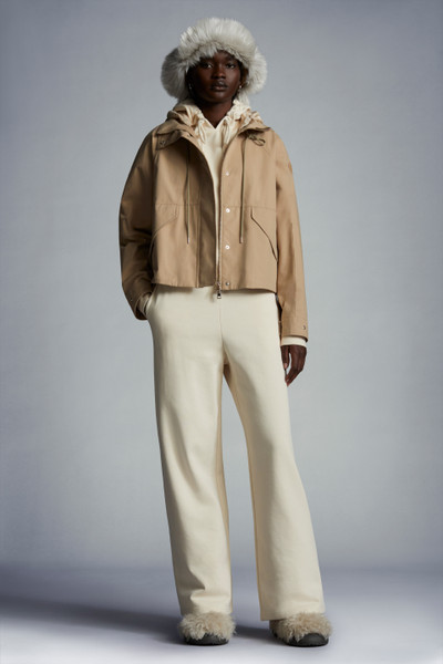 Sand Beige Amont Hooded Jacket - Windbreakers & Raincoats for Women ...