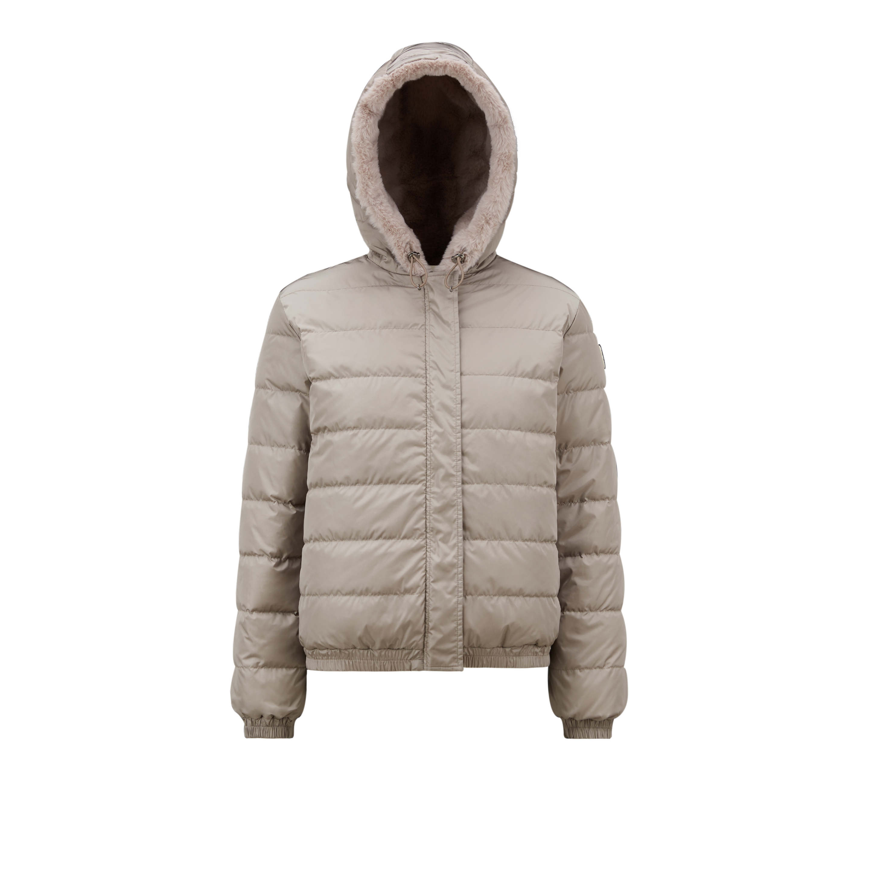 Moncler Collection Coche Reversible Down Jacket In Beige