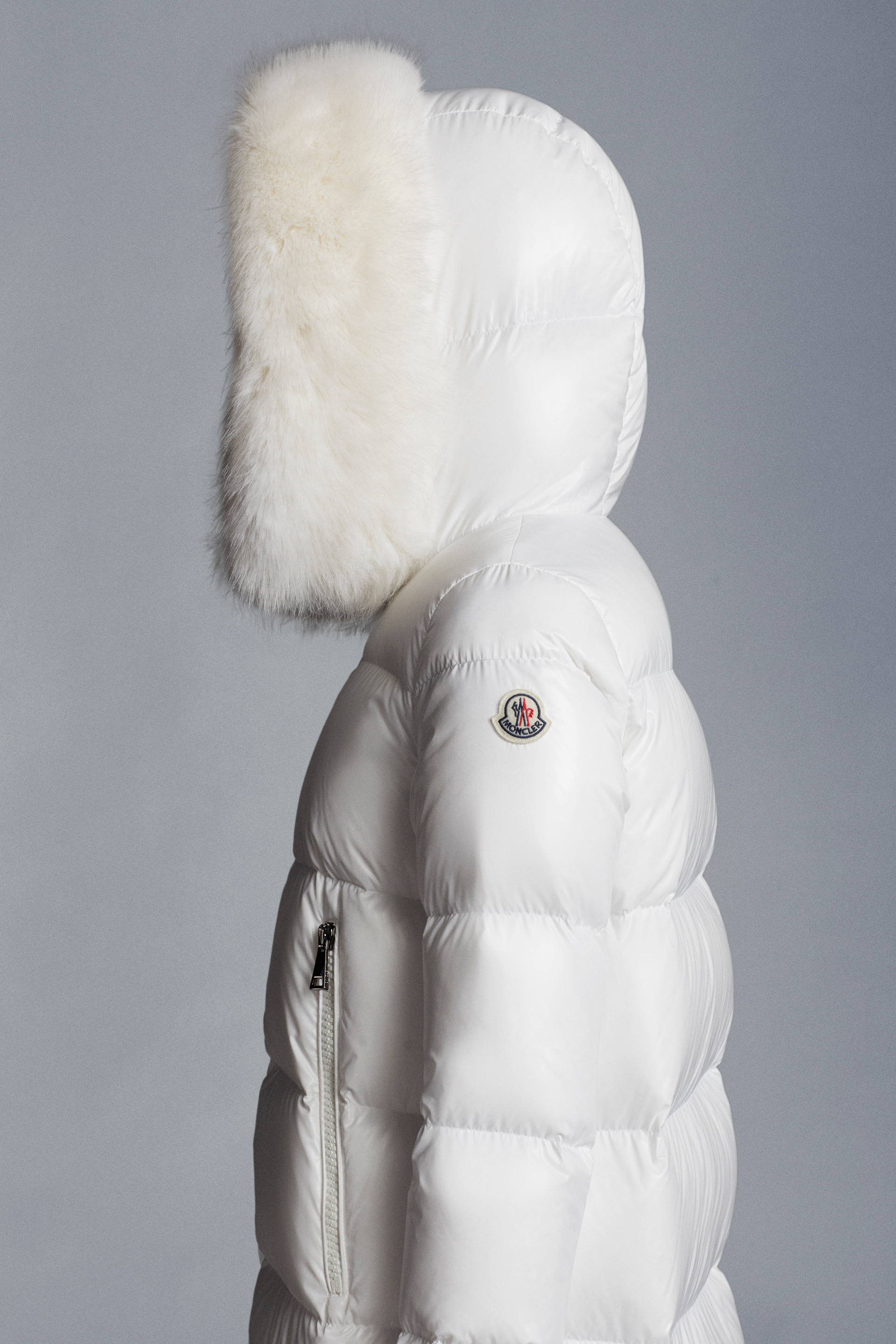 white womens moncler jacket