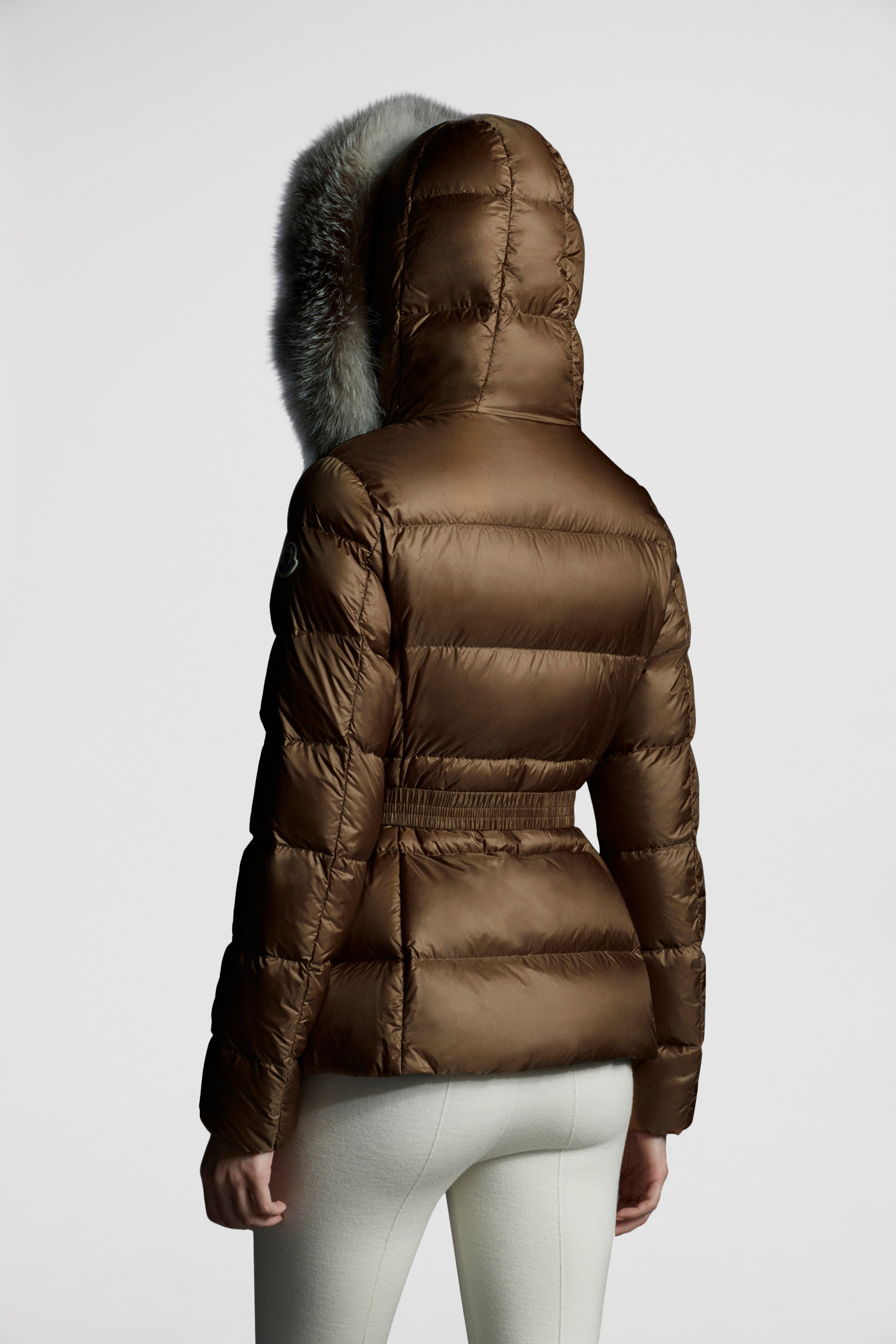 Moncler khaki jacket on sale women's