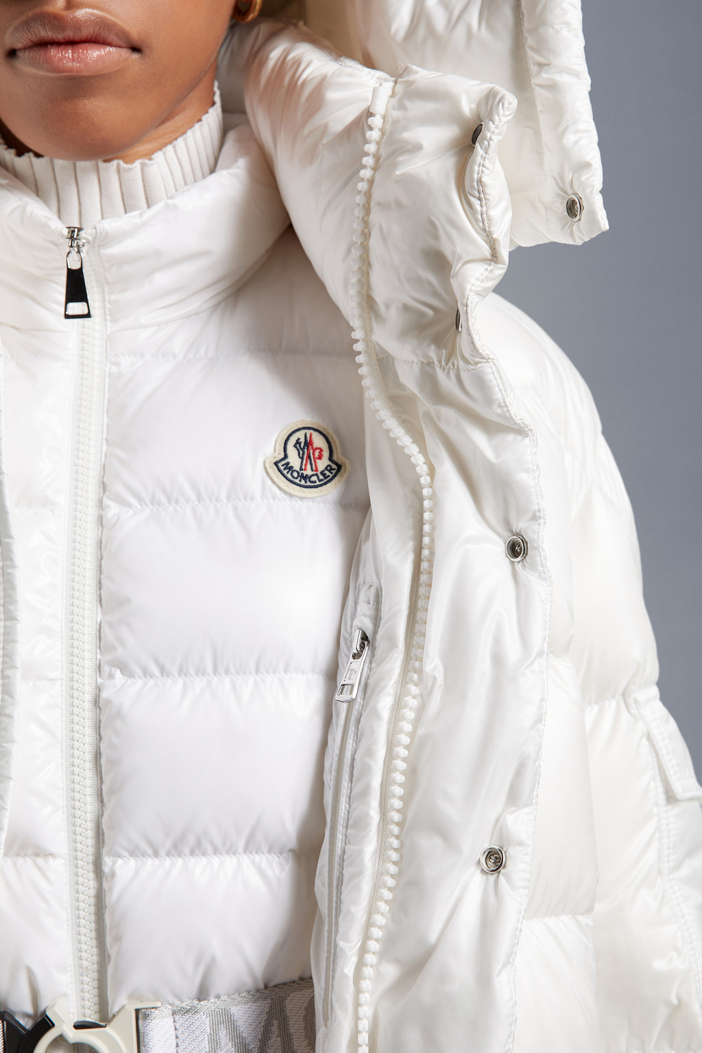 White Moncler Maya 70 Short Down Jacket Short Down Jackets for Women Moncler JP