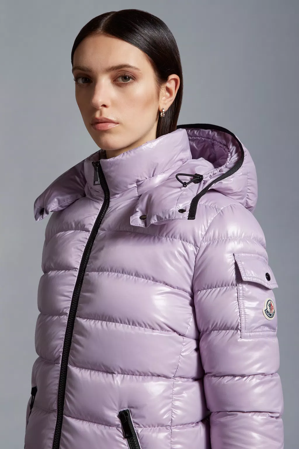 Lilac Bady Short Down Jacket - Short Down Jackets for Women | Moncler RO