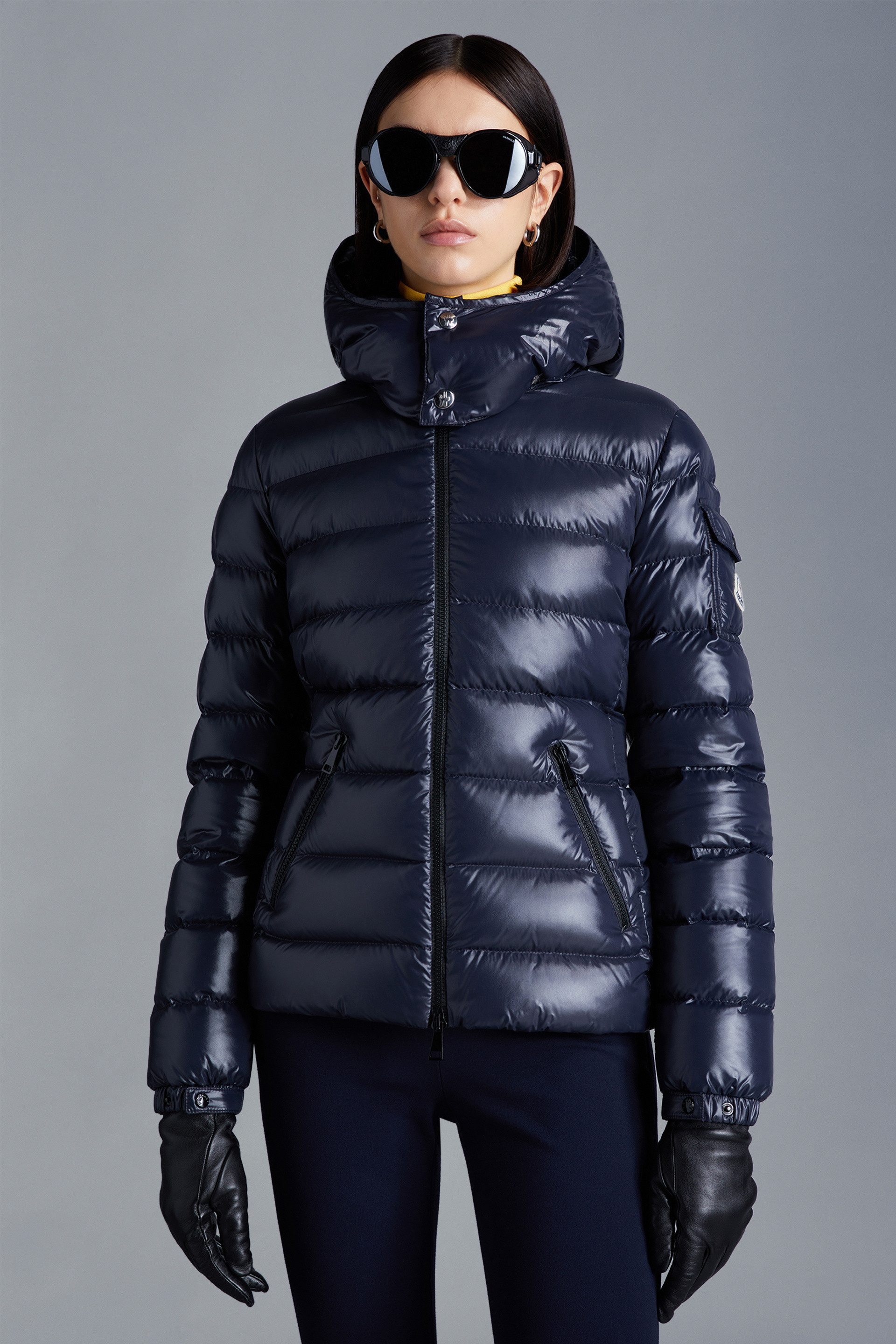 moncler blue coat womens