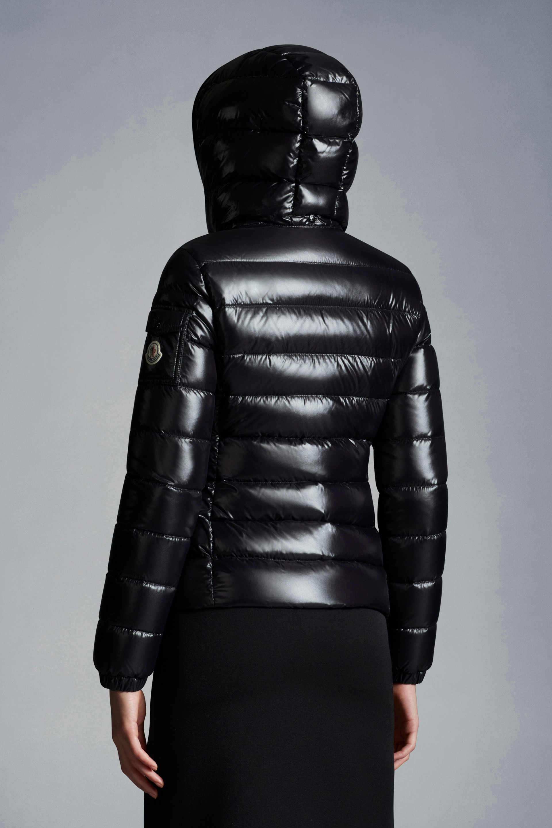 gray moncler coat