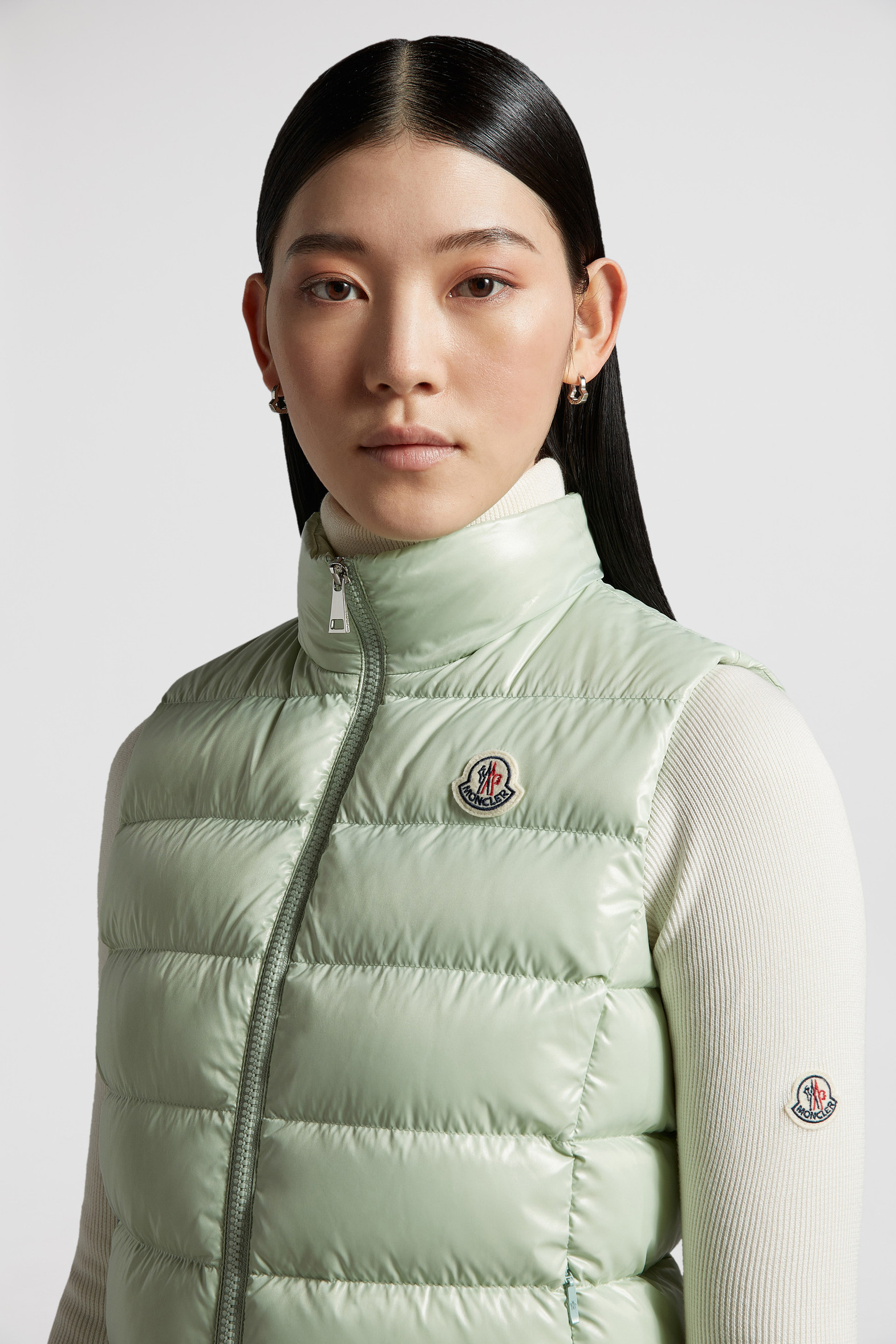 Mint Green Ghany Down Vest Vests for Women Moncler US