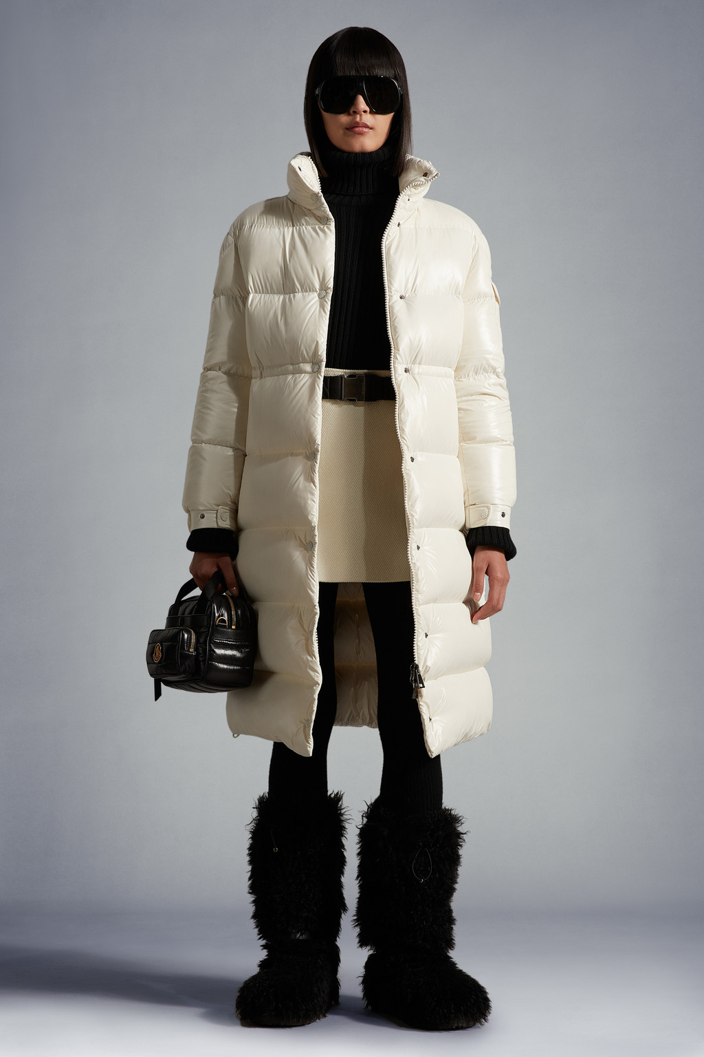 Moncler womens long outlet coat