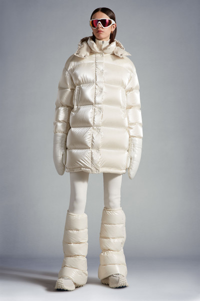 White Gaou Long Down Jacket - Long Down Jackets for Women | Moncler SE