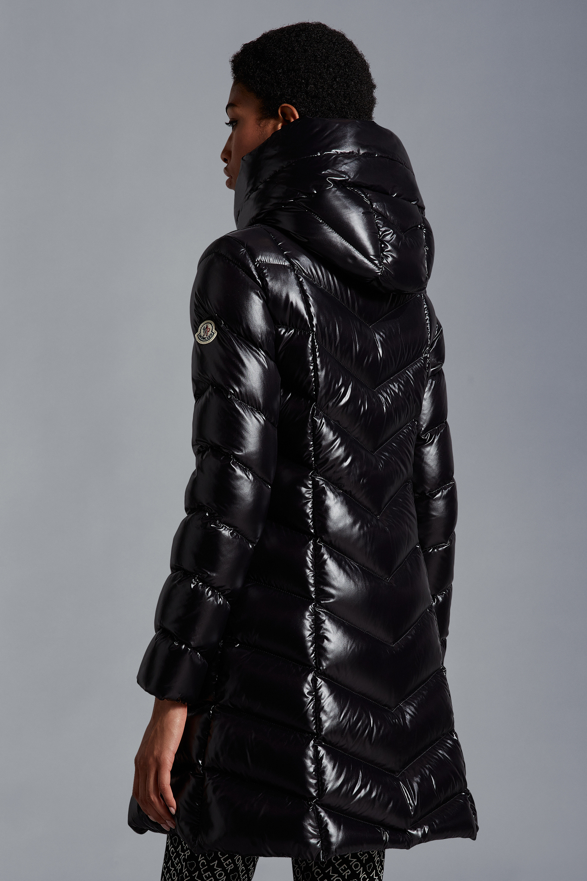 Moncler long puffer best sale