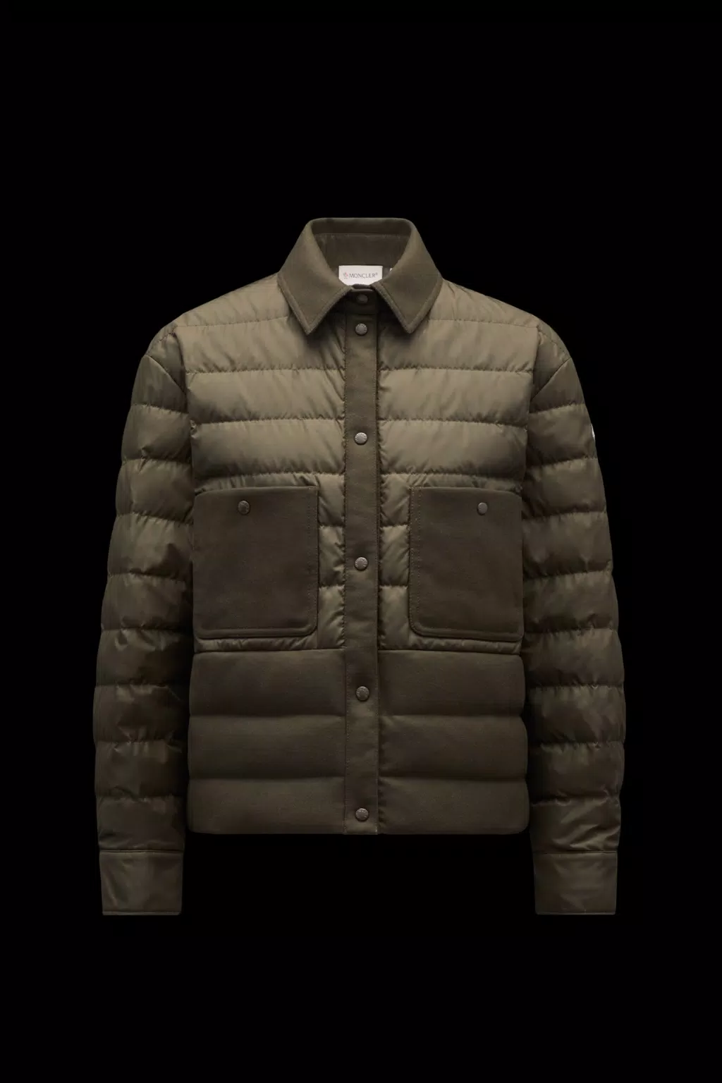 Padded Shirt by Moncler, luxury meets functionality with this down-filled shirt.