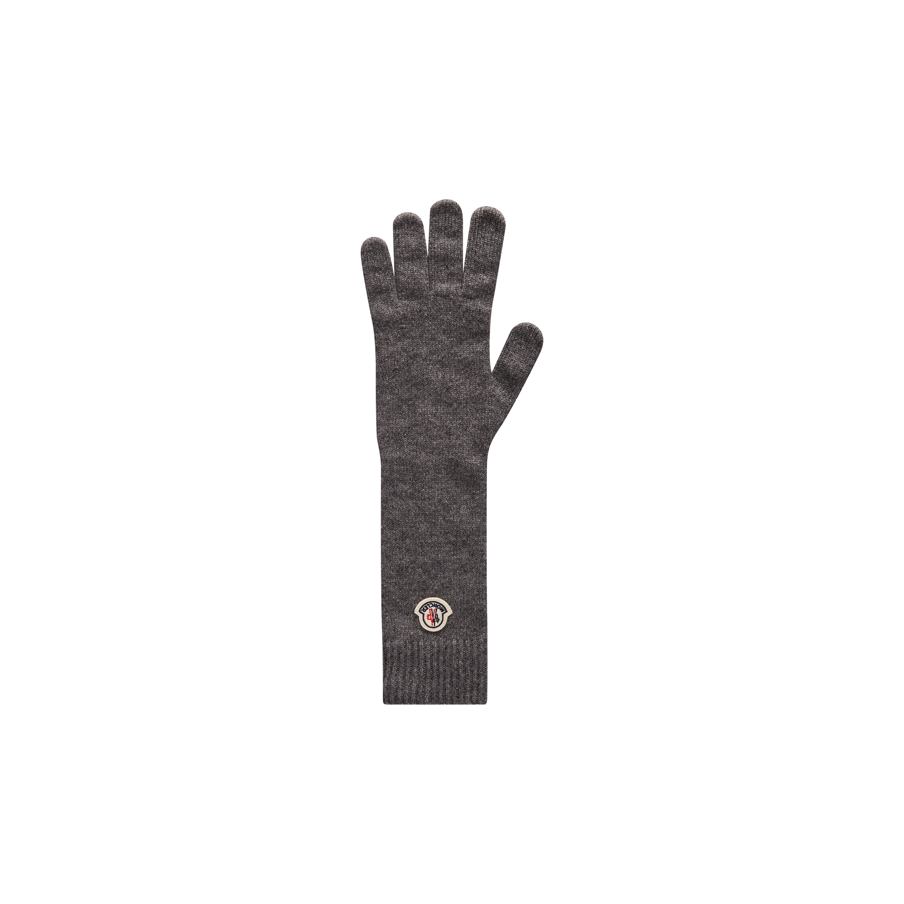 Moncler Collection Cashmere Blend Gloves Gray Size One Size