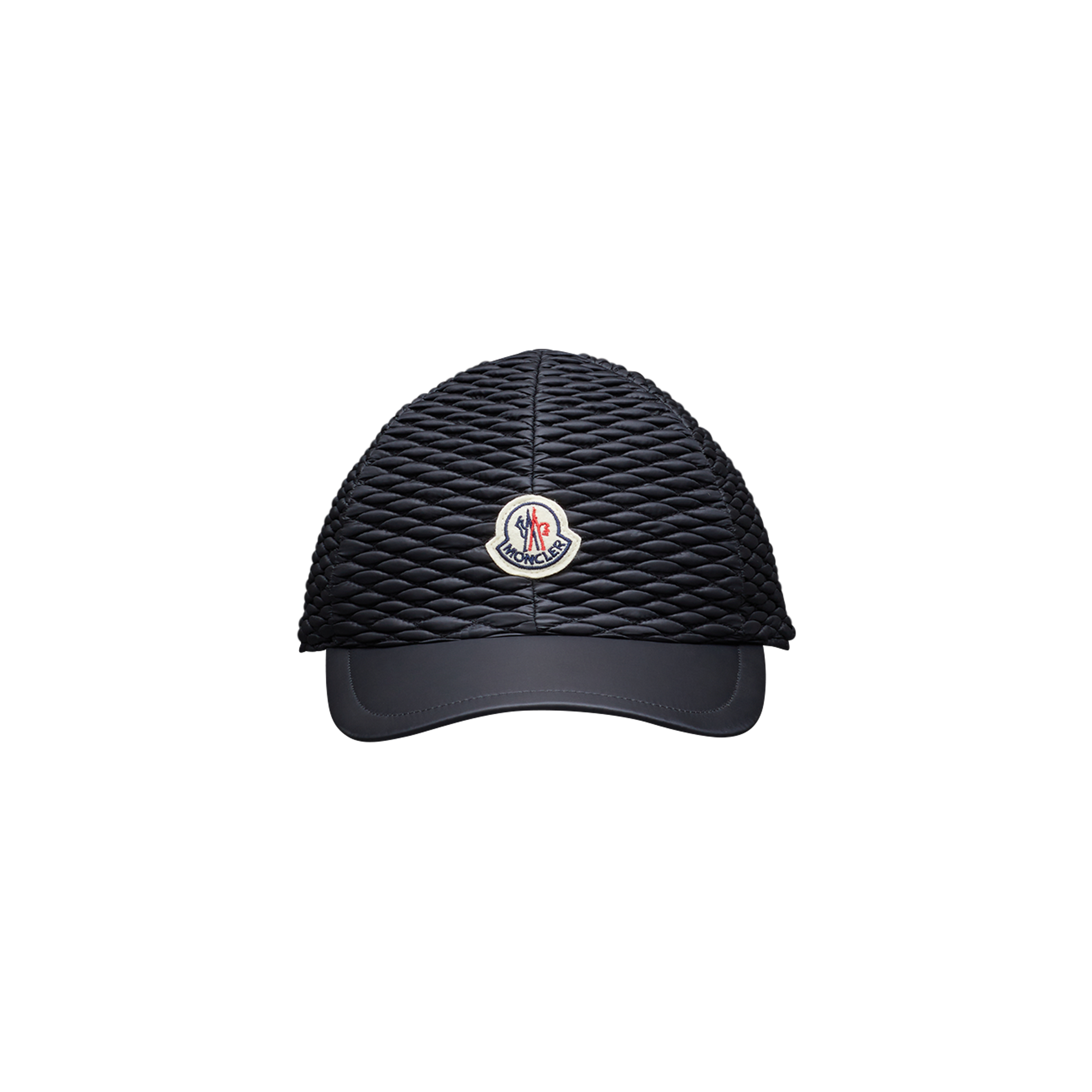 Moncler Collection Casquette De Baseball Matelassée Logo In Blue