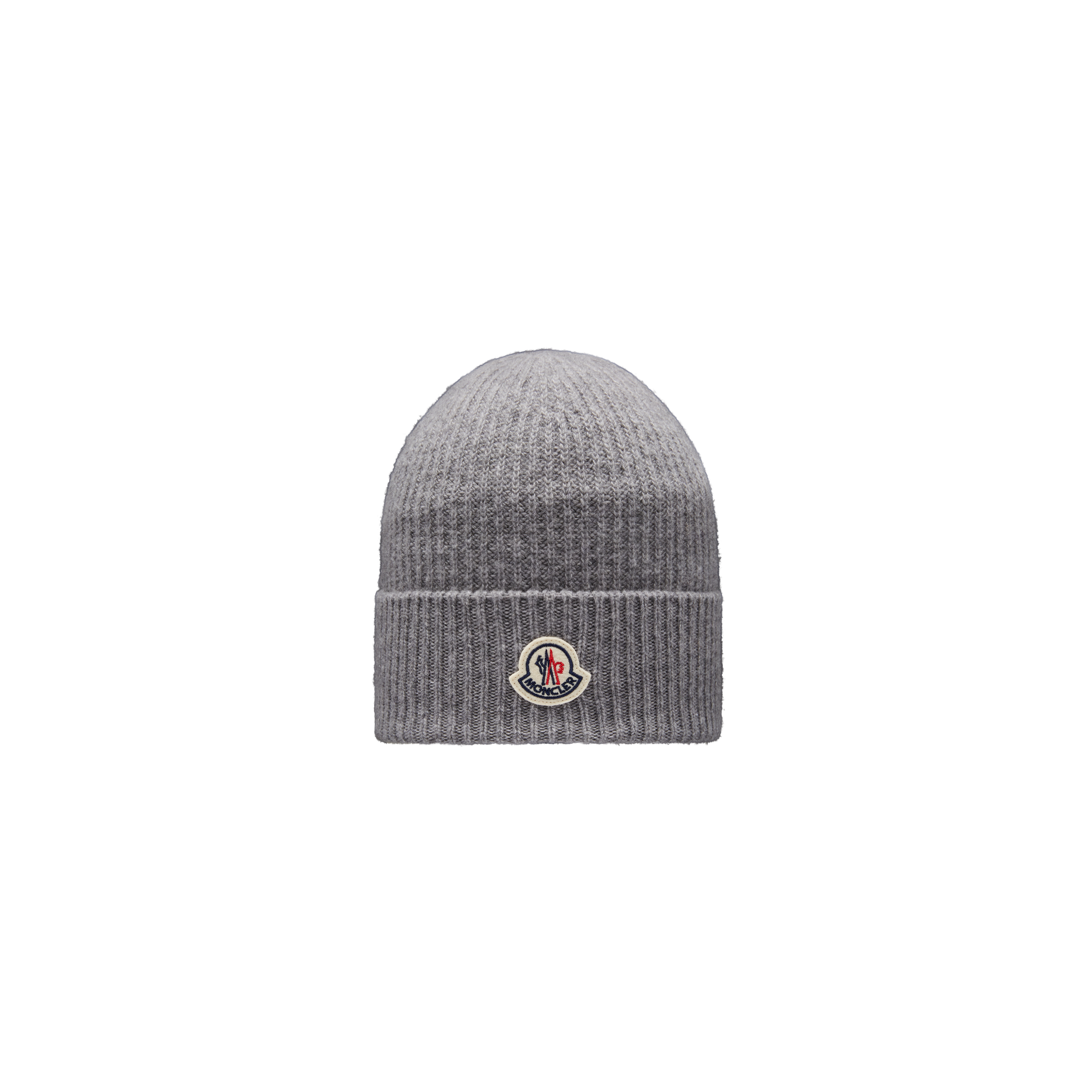 Moncler Collection Wool & Cashmere Beanie Gray Size One Size