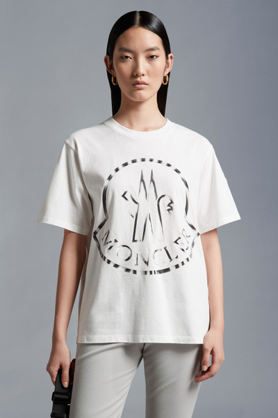 Off White Logo T-Shirt - Tops & T-Shirts for Women | Moncler GB