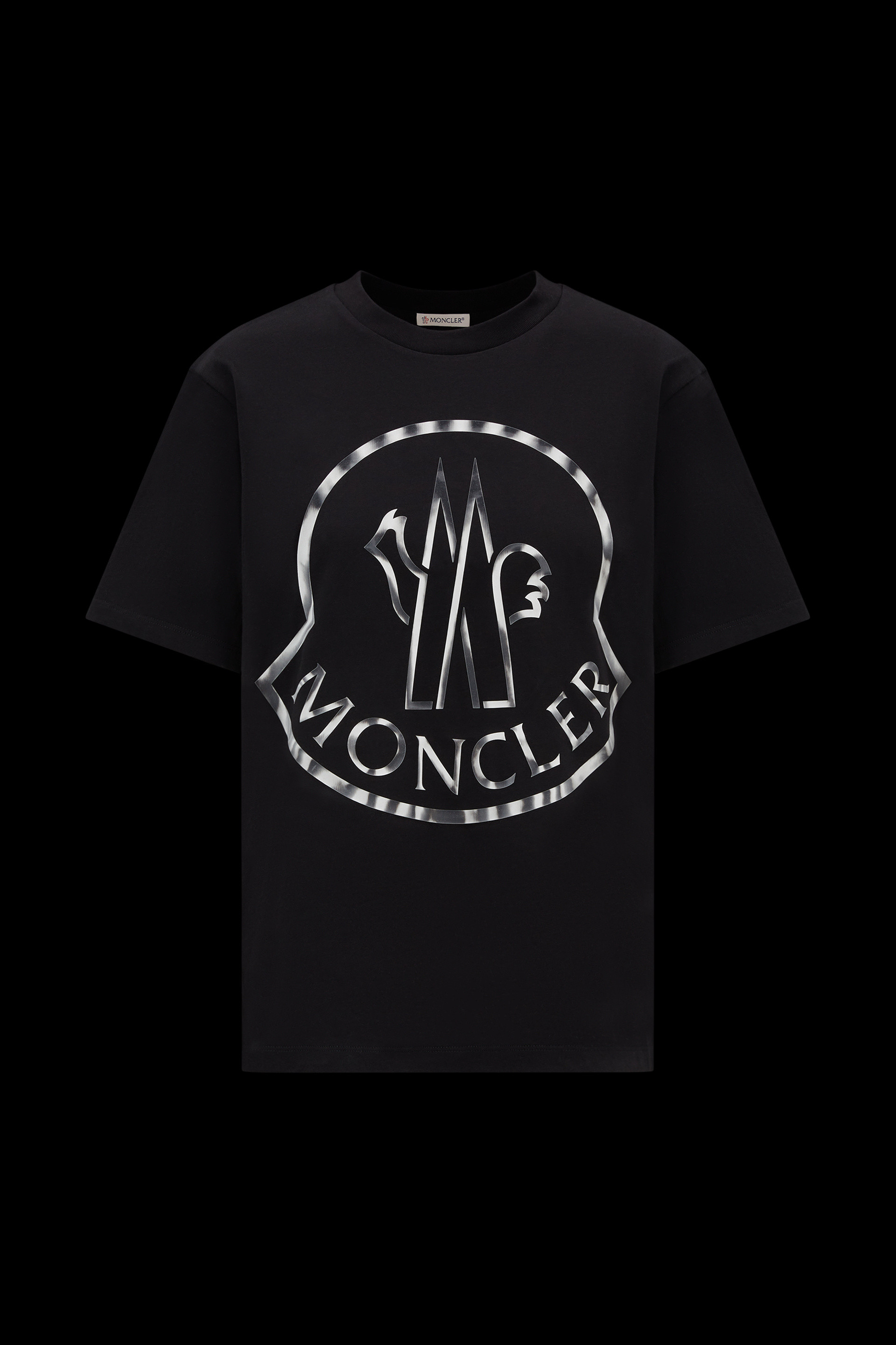 Black Logo T-Shirt - Tops & T-shirts for Women | Moncler US