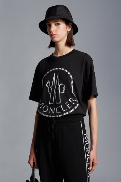 Black Logo T-Shirt - Tops & T-Shirts for Women | Moncler GB