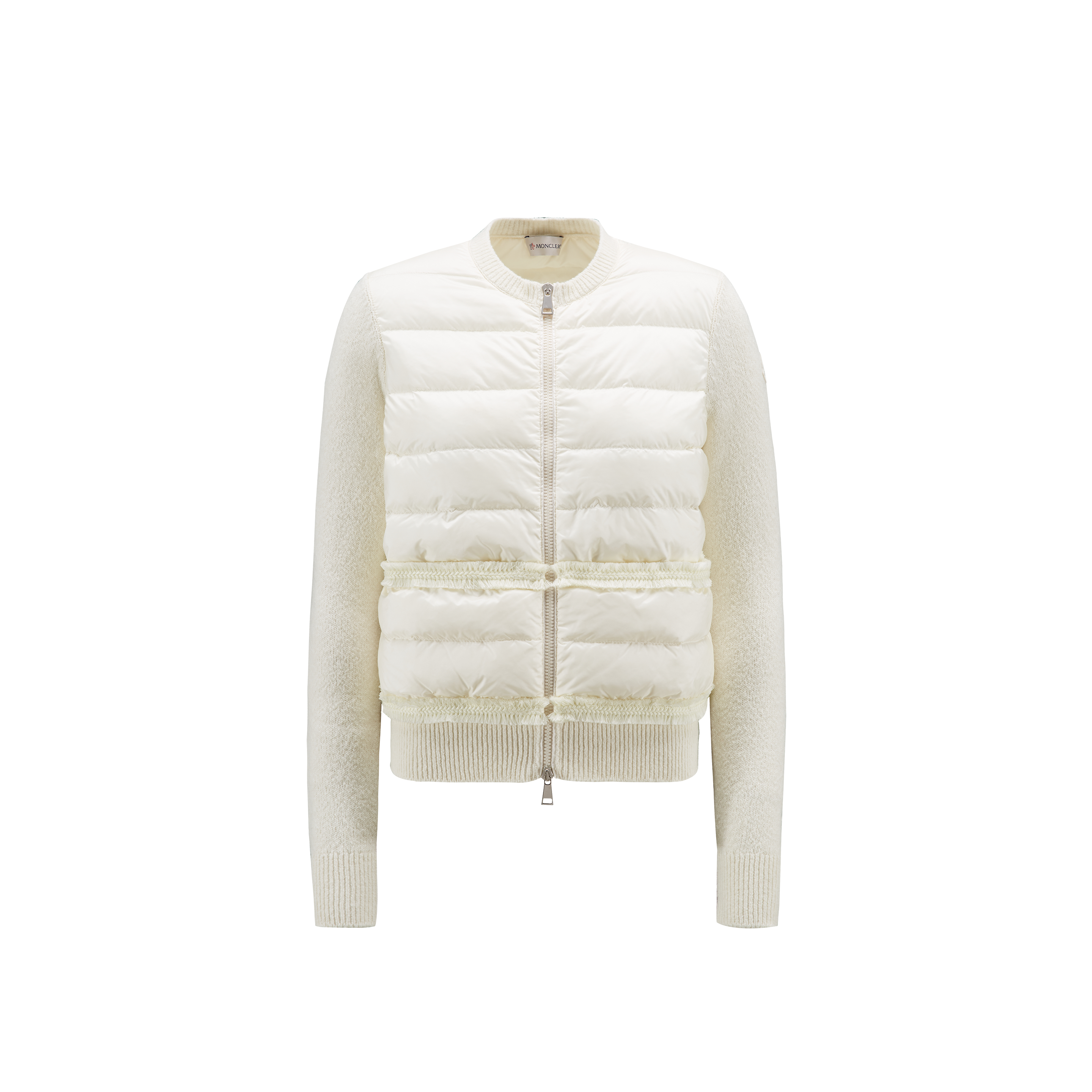 Moncler Padded Wool Blend Cardigan