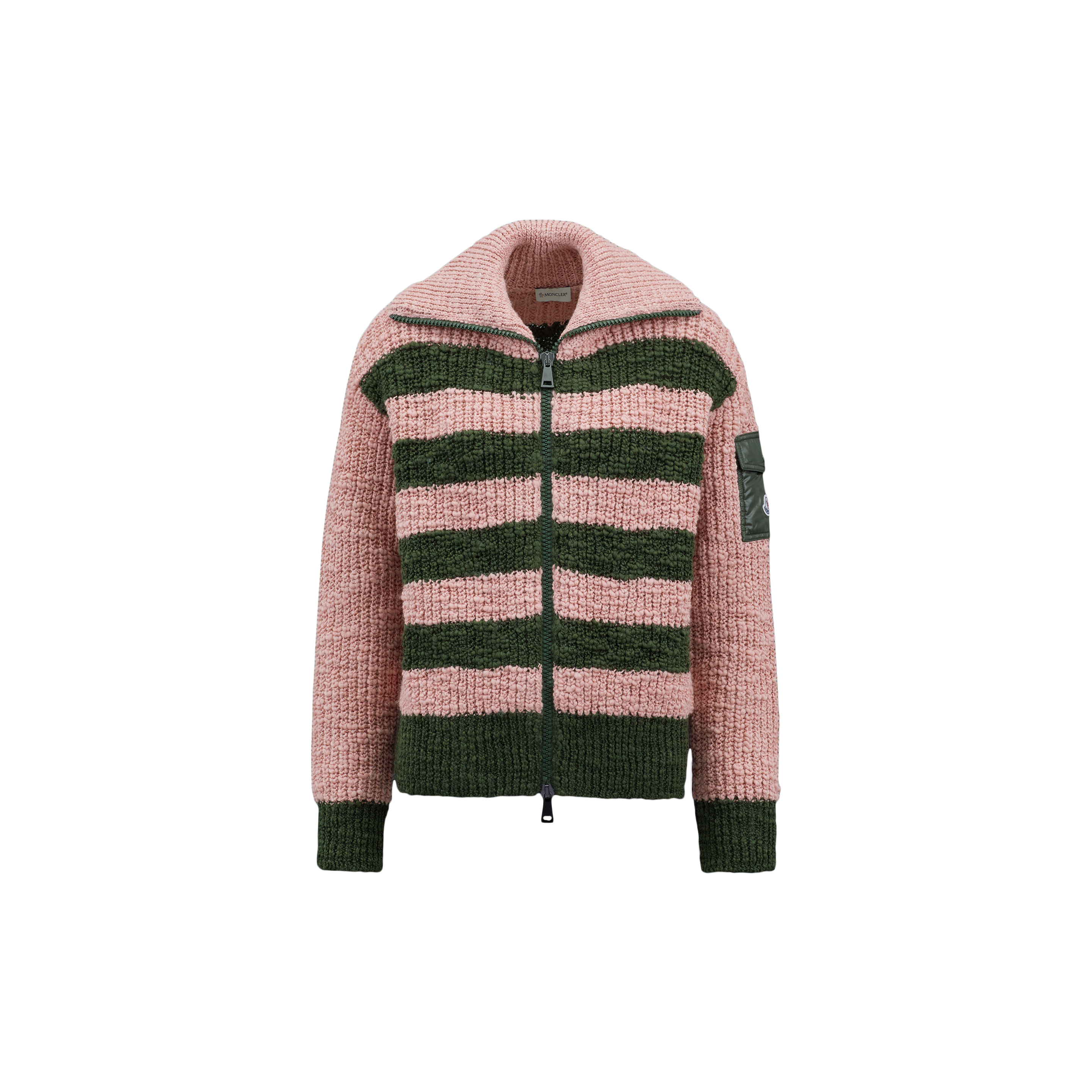 Moncler Collection Wool & Cotton Cardigan, Women, Multicolour, Size: L