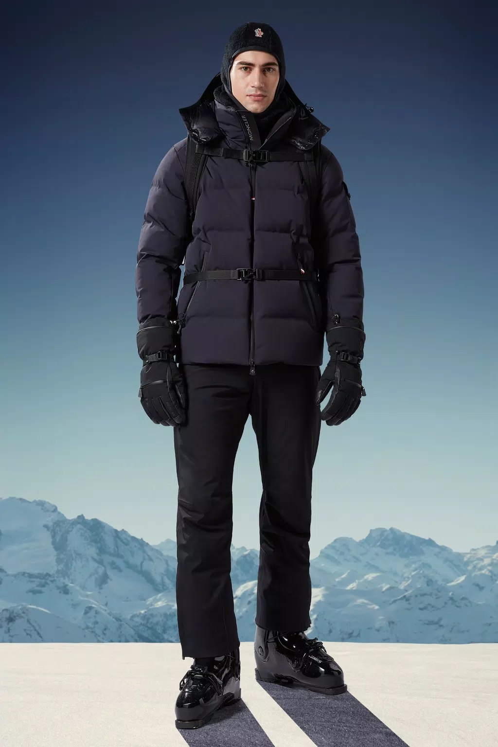 Montgetech Down Padded Jacket in Black - Moncler Grenoble