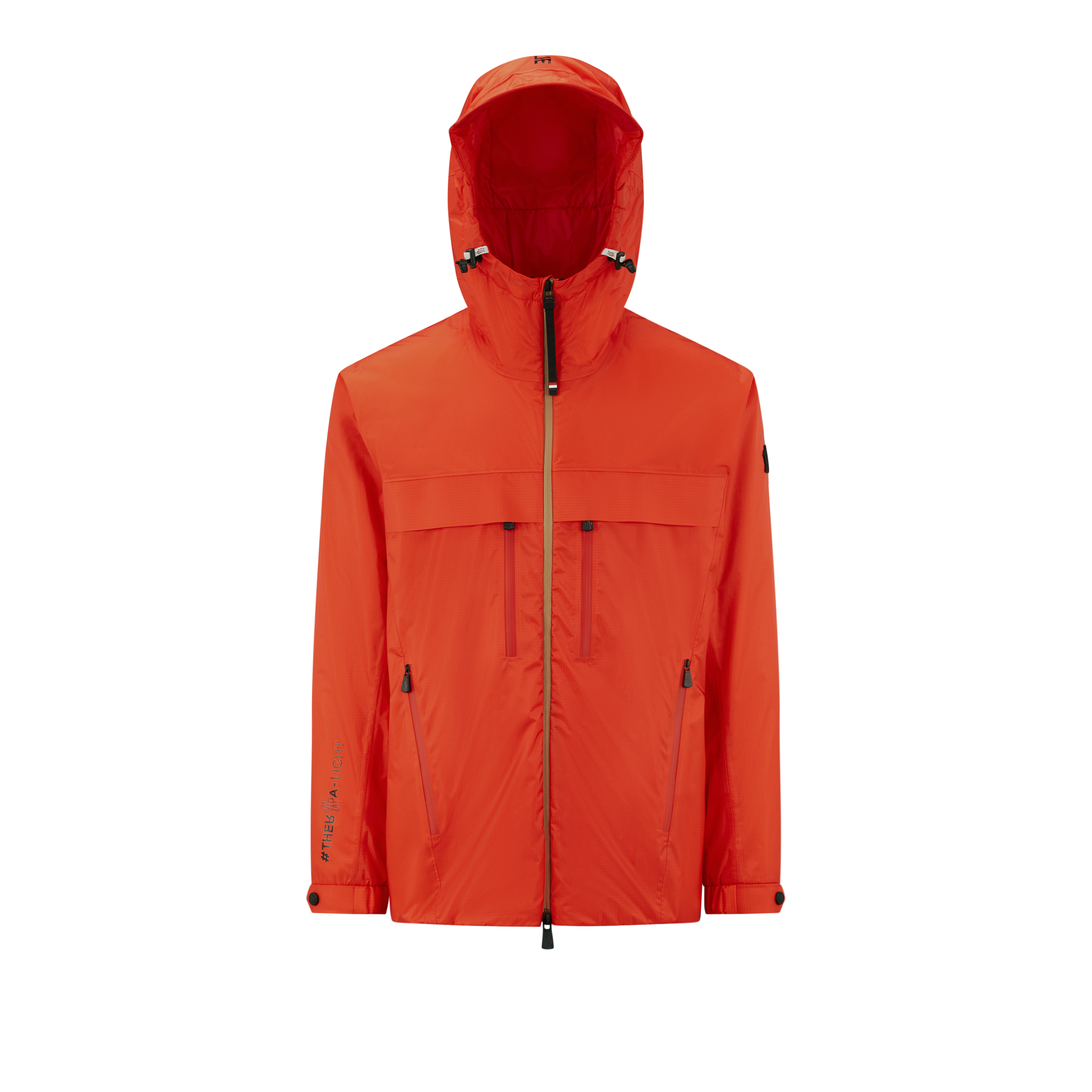 Shop Moncler Veste À Capuche Thurn In Rouge