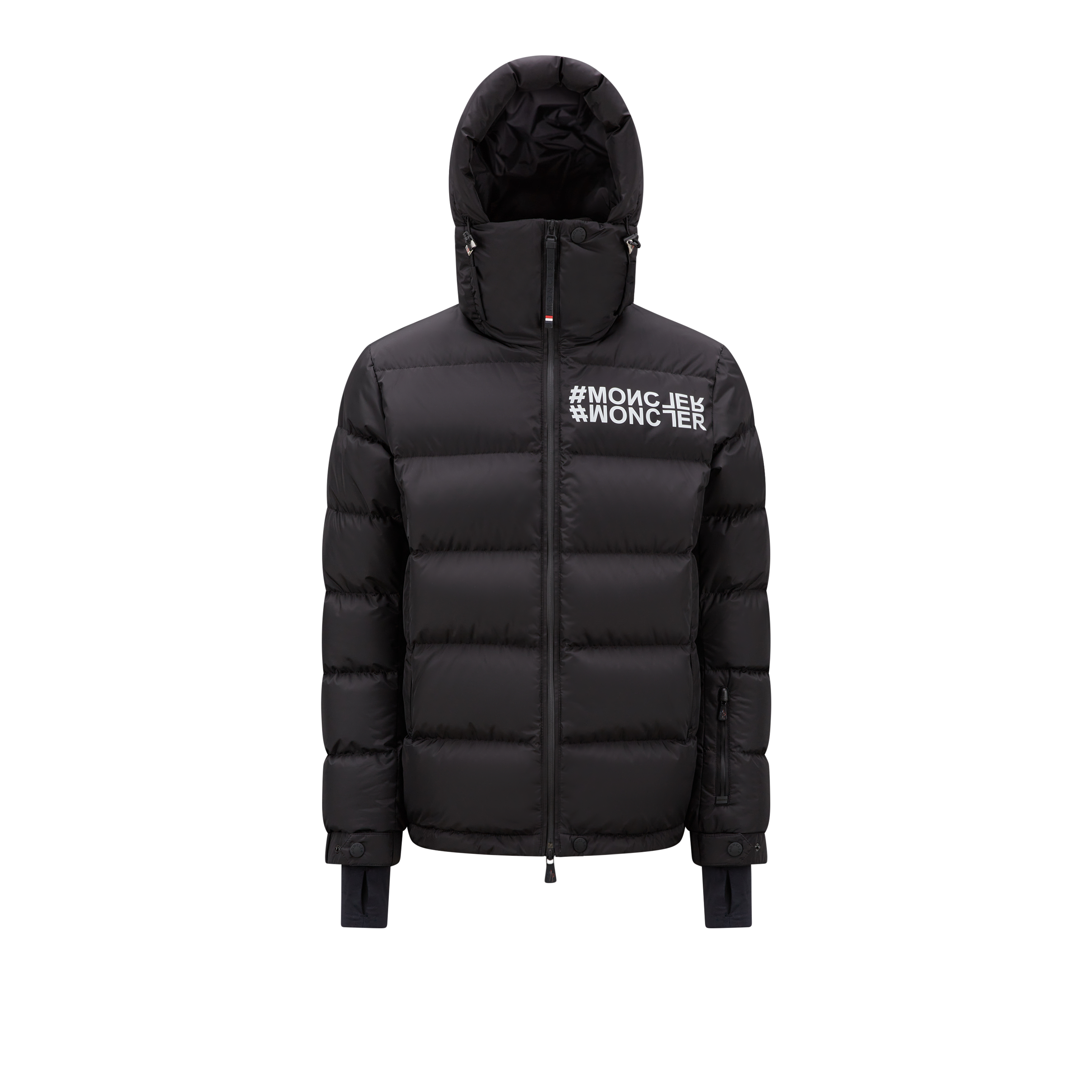 Shop Moncler Doudoune Courte Isorno In Noir