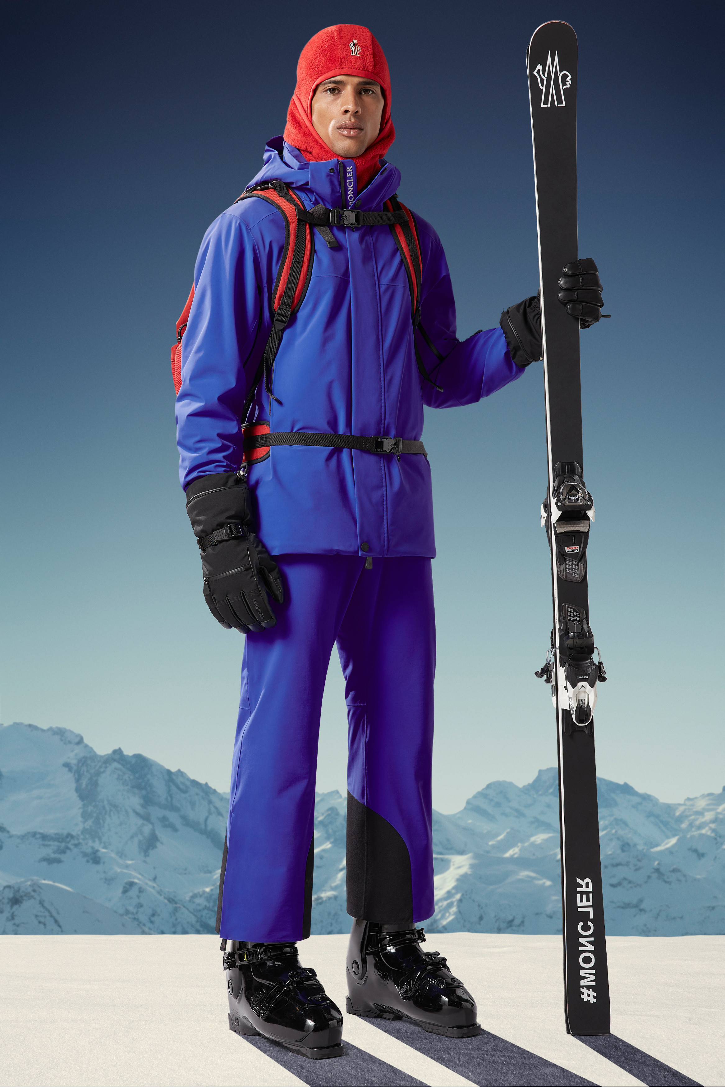 Manifiesto Asser Clasificar Chaqueta de esquí Sizan Azul cobalto - Plumíferos cortos de Hombre |  Moncler ES