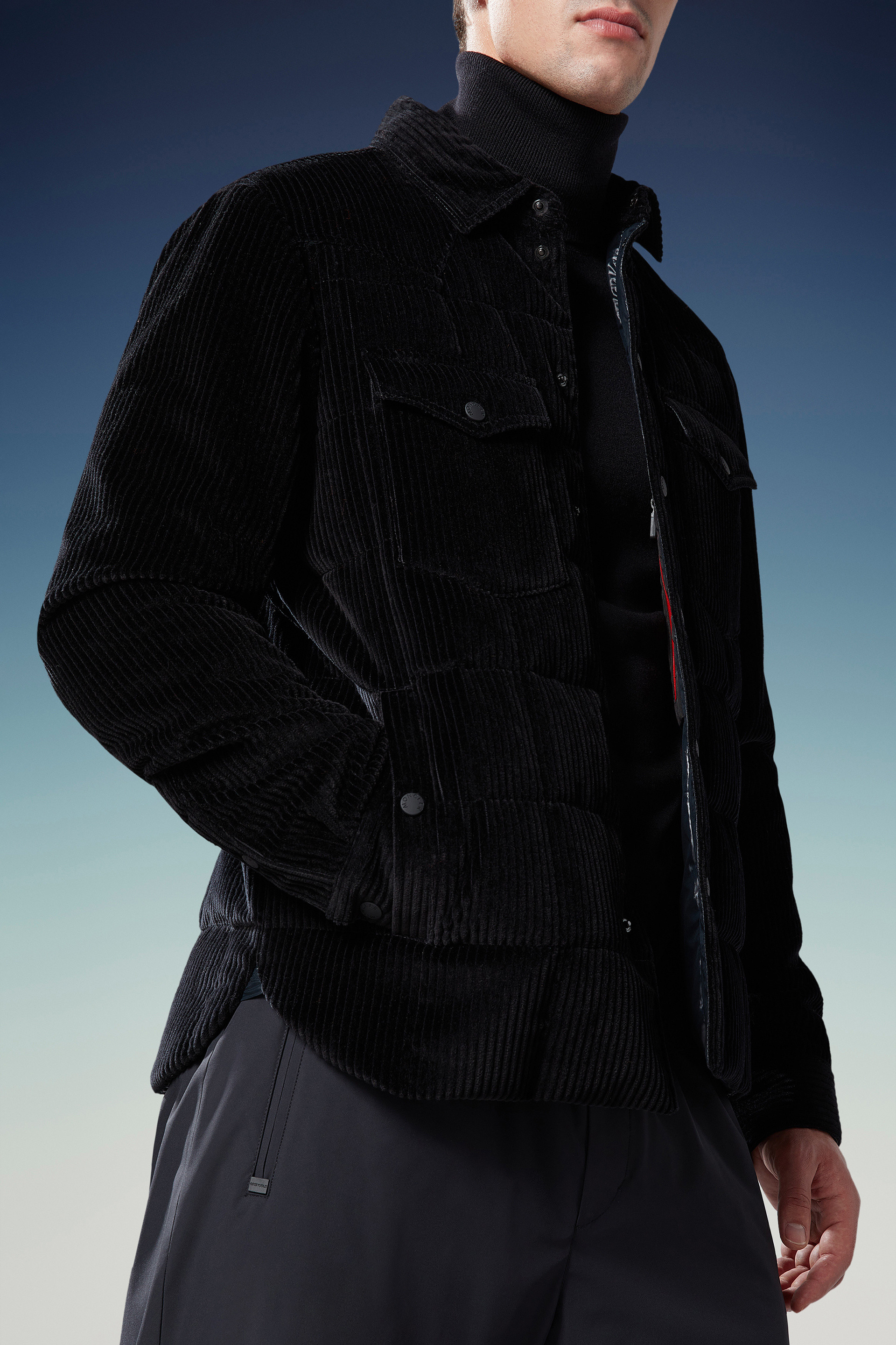 Black Gelt Shacket - Coats & Jackets for Men | Moncler HU