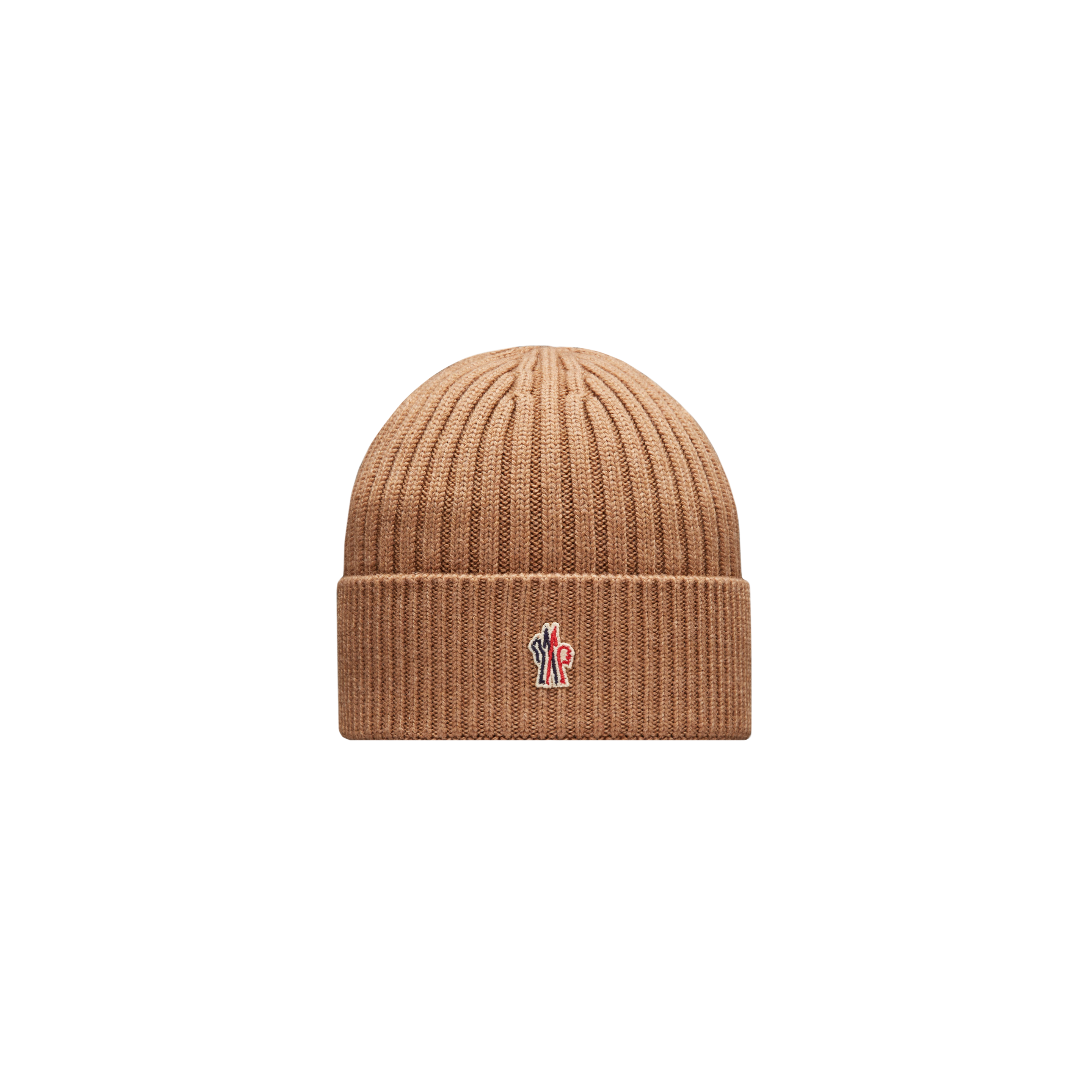 Shop Moncler Bonnet En Laine In Marron