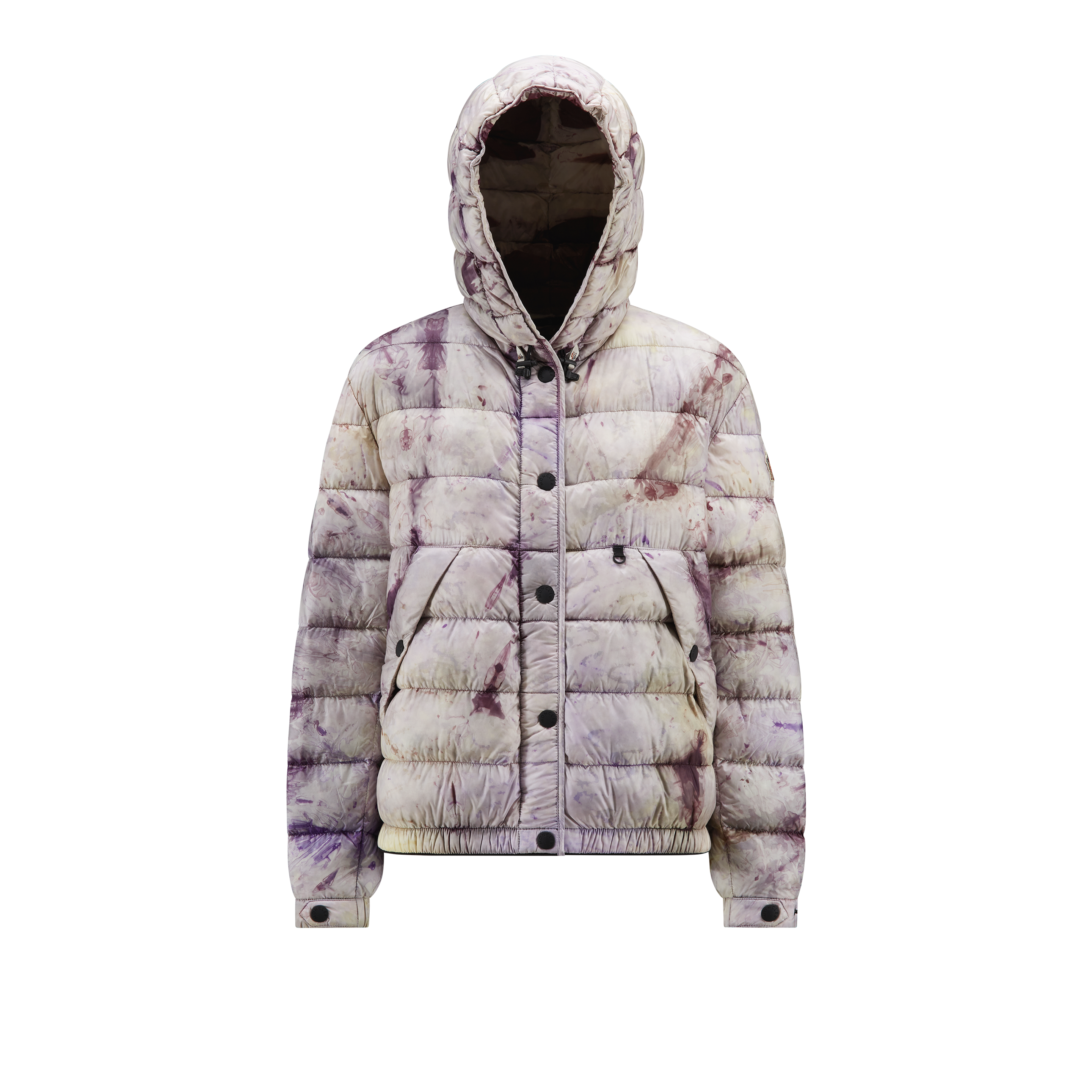 Shop Moncler Doudoune Courte Rives In Violet