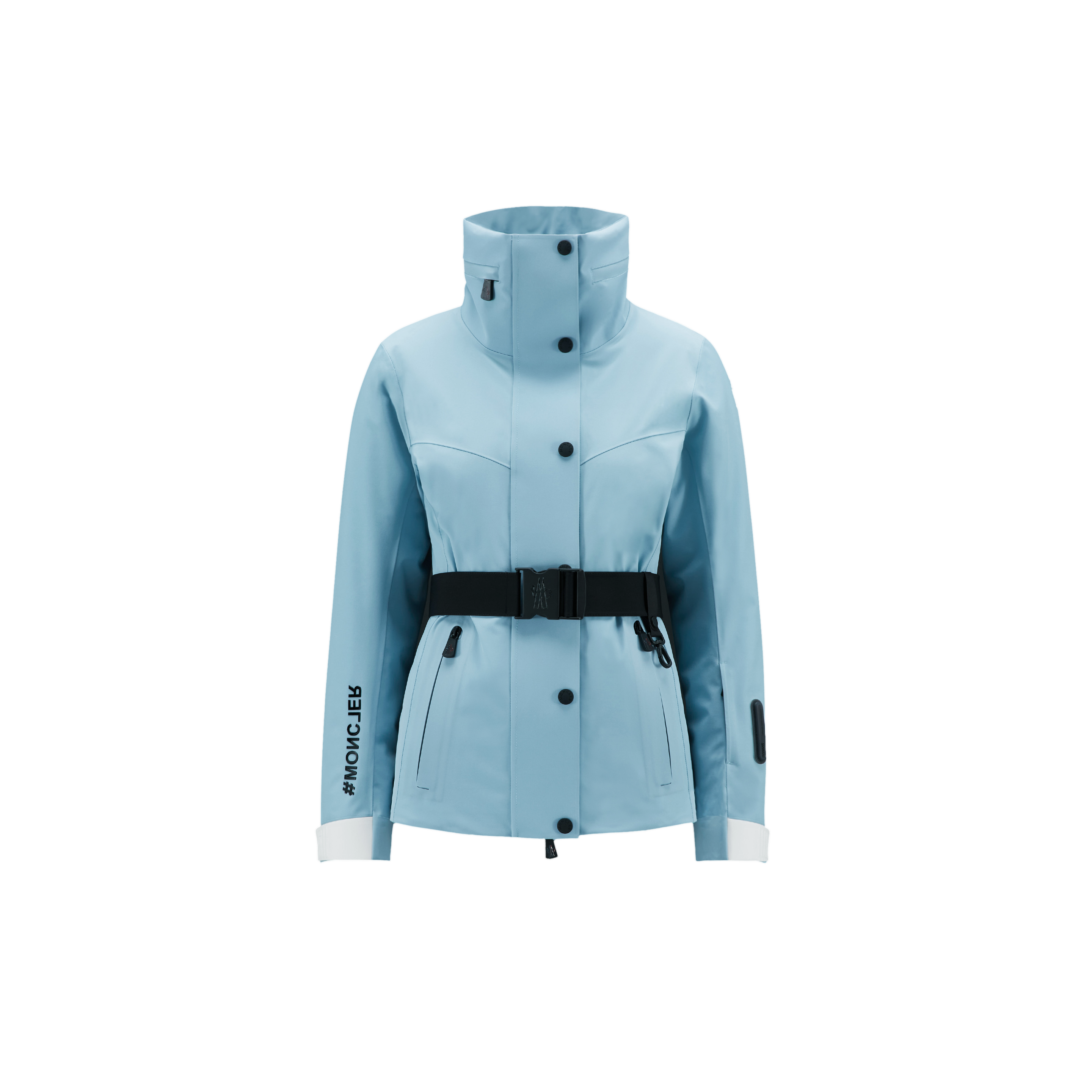 Shop Moncler Veste De Ski Hainet In Bleu