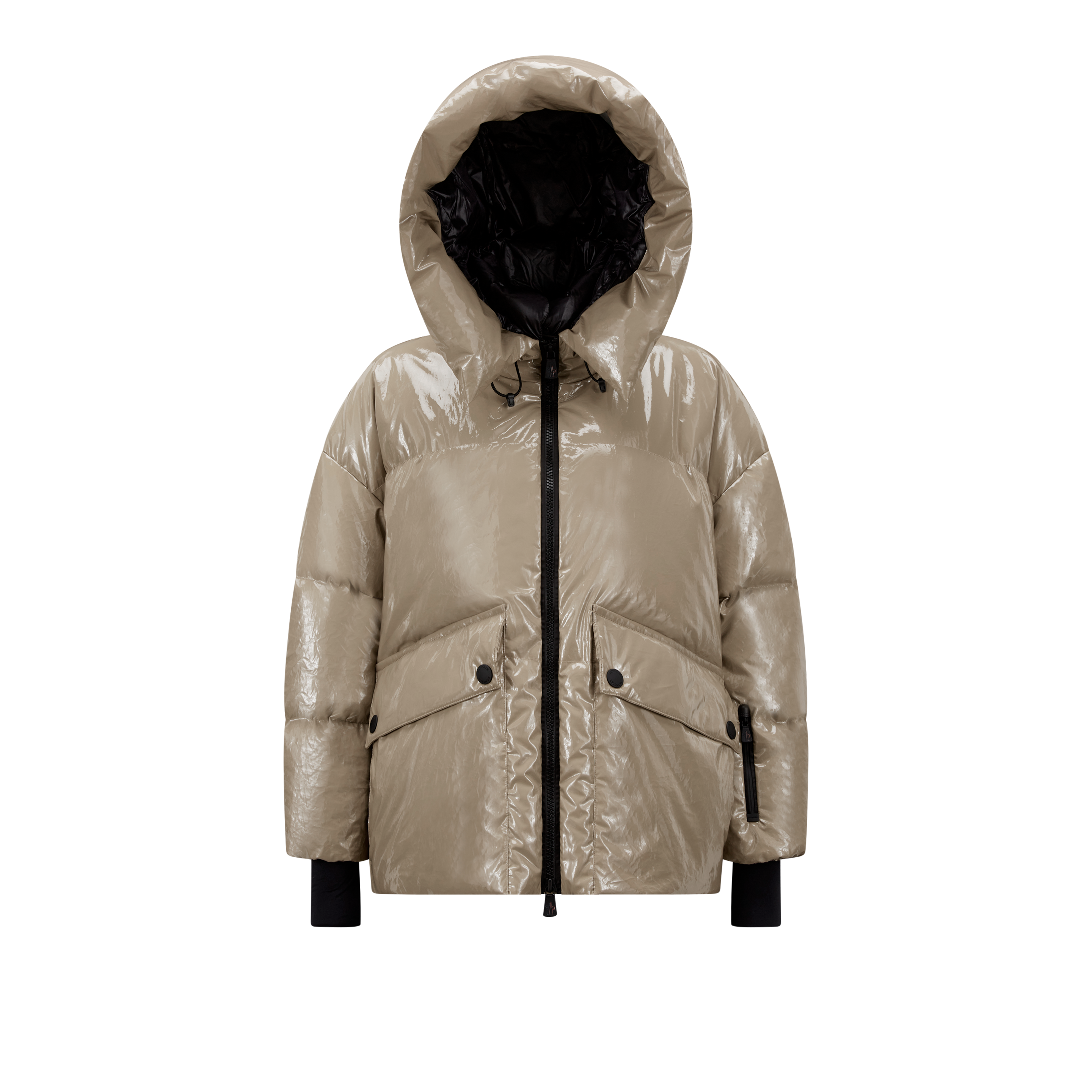 Moncler Doudoune Courte Tillier In Beige