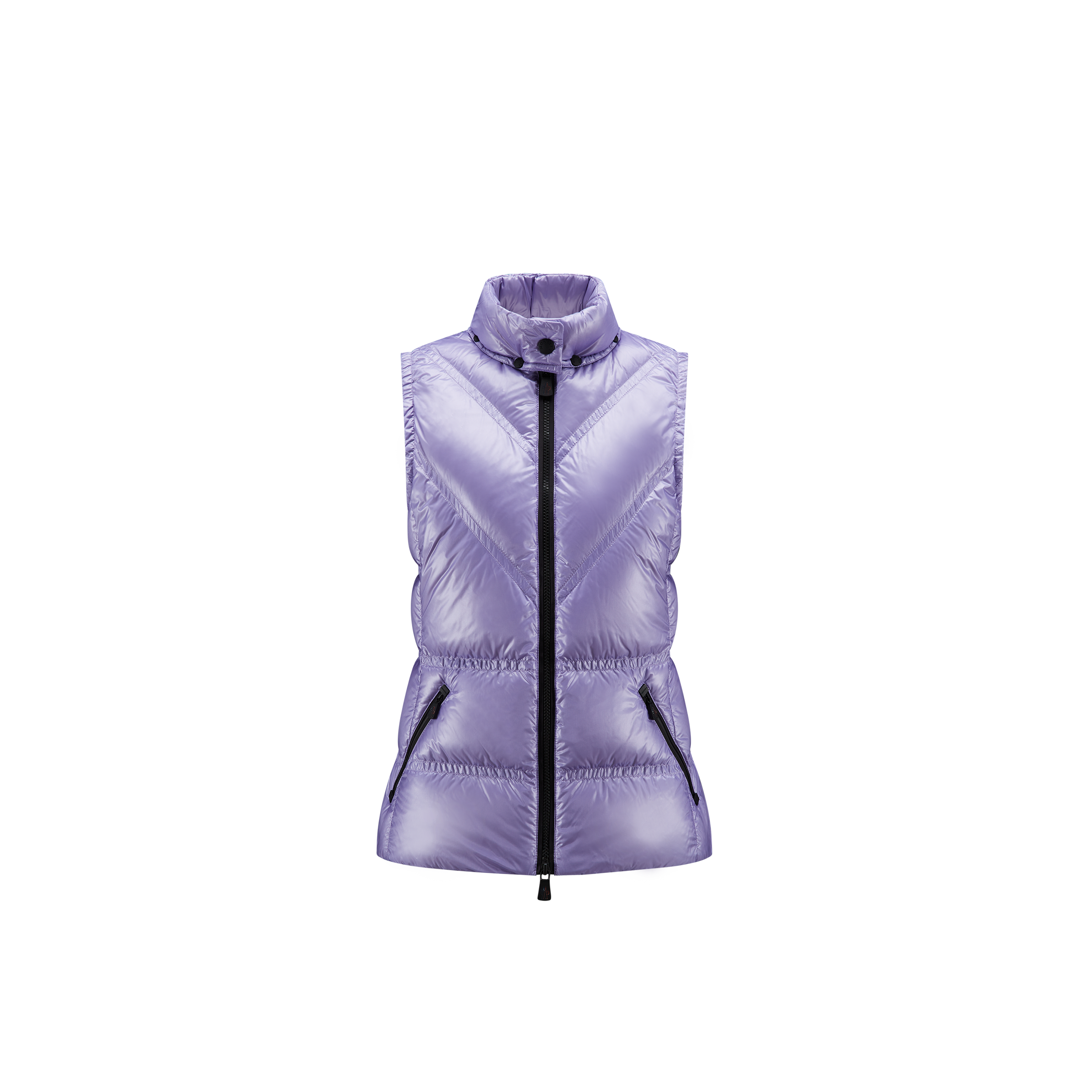 Shop Moncler Doudoune Sans Manches Moye In Violet