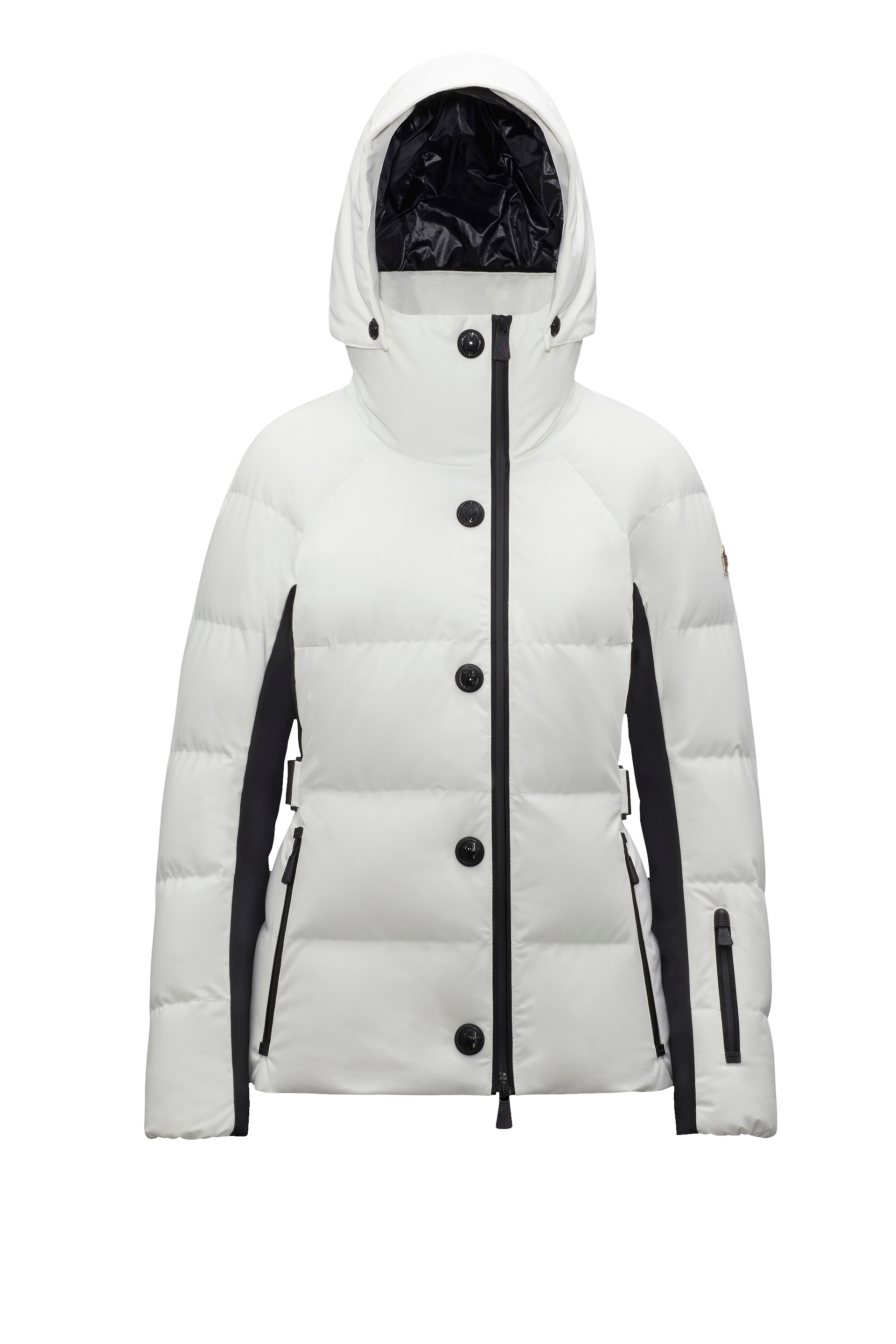 Shop Moncler Doudoune Courte Guyane In Blanc