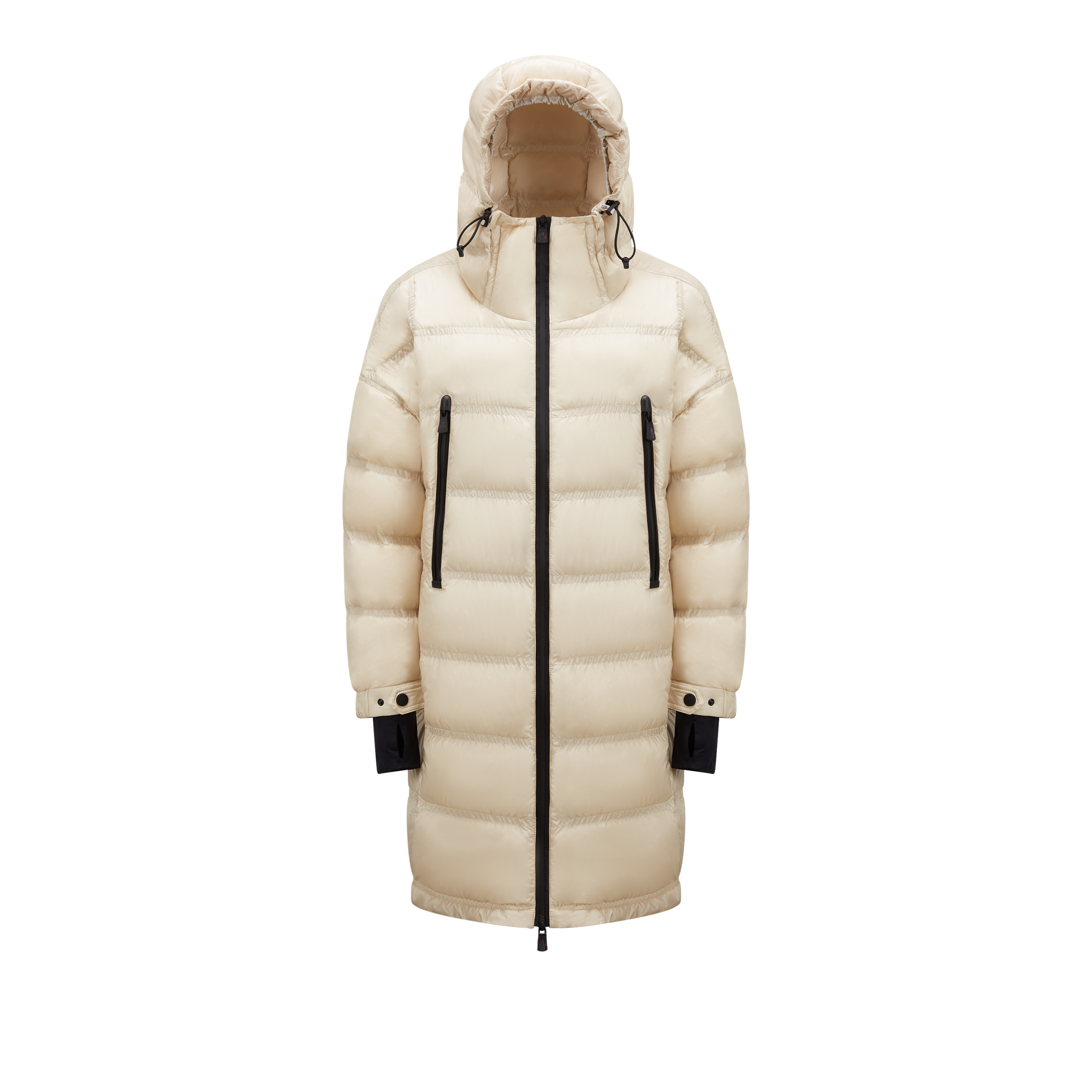 Moncler Doudoune Longue Rochelair In Gray