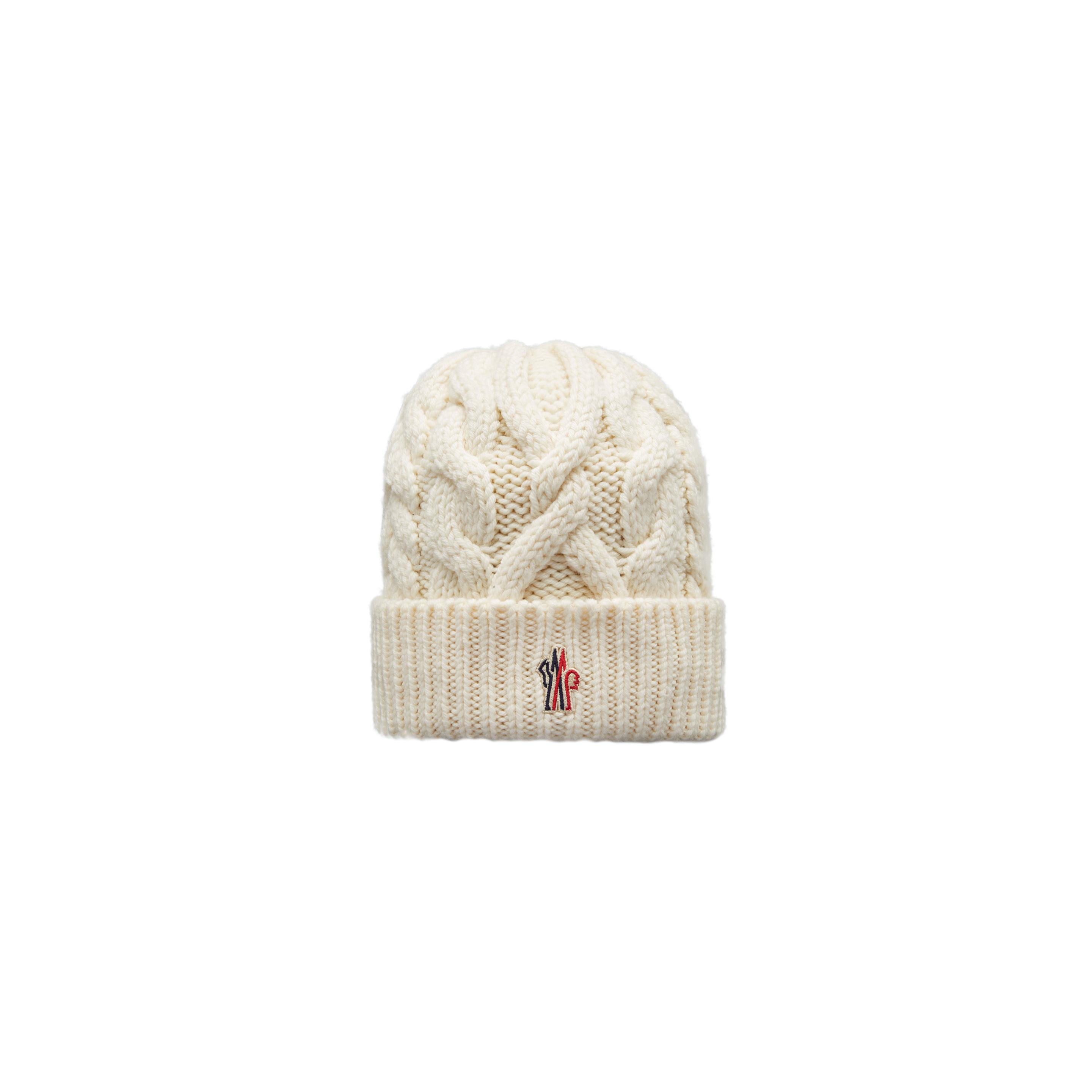 Moncler Bonnet En Laine In White