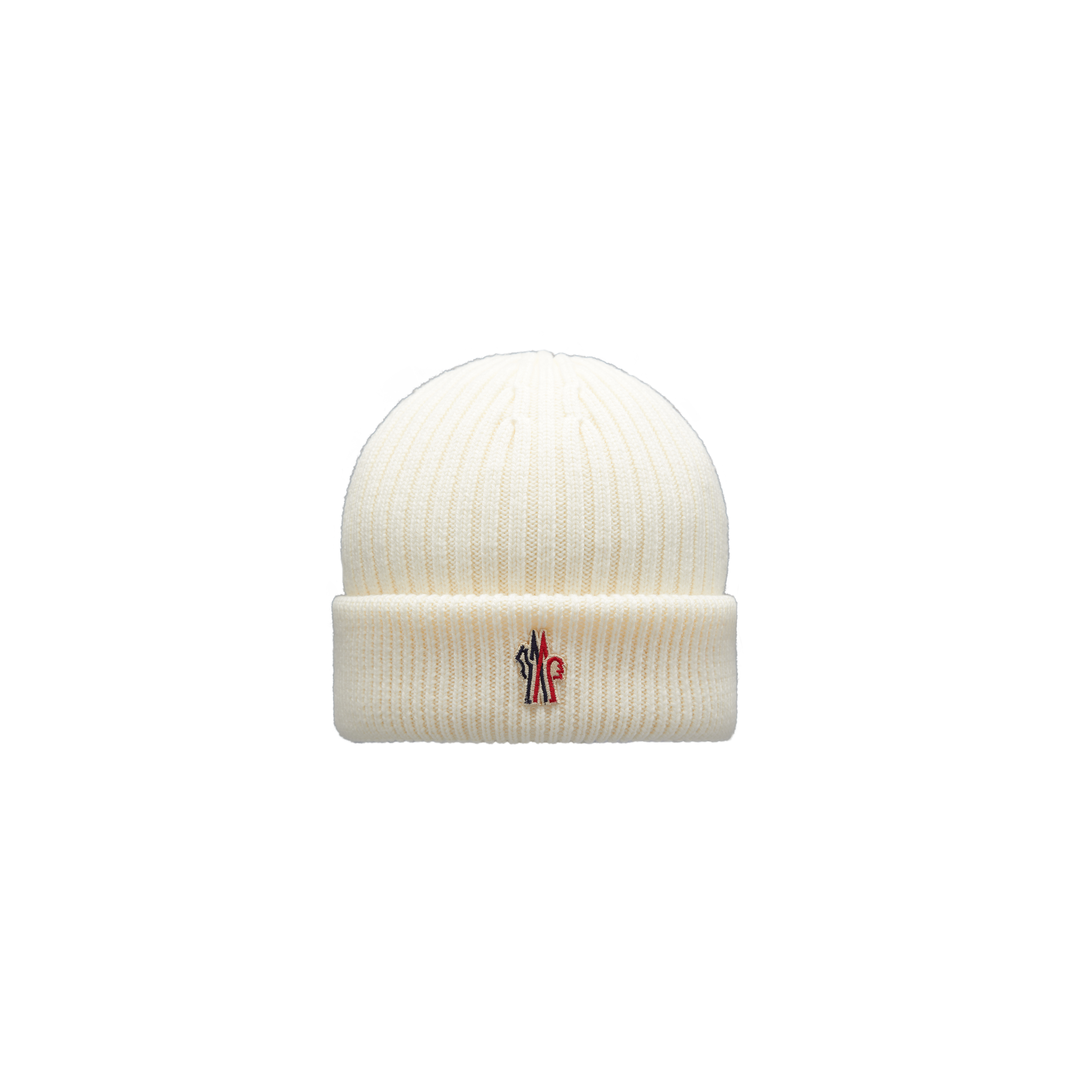 Moncler Down-filled Wool Beanie White Size One Size