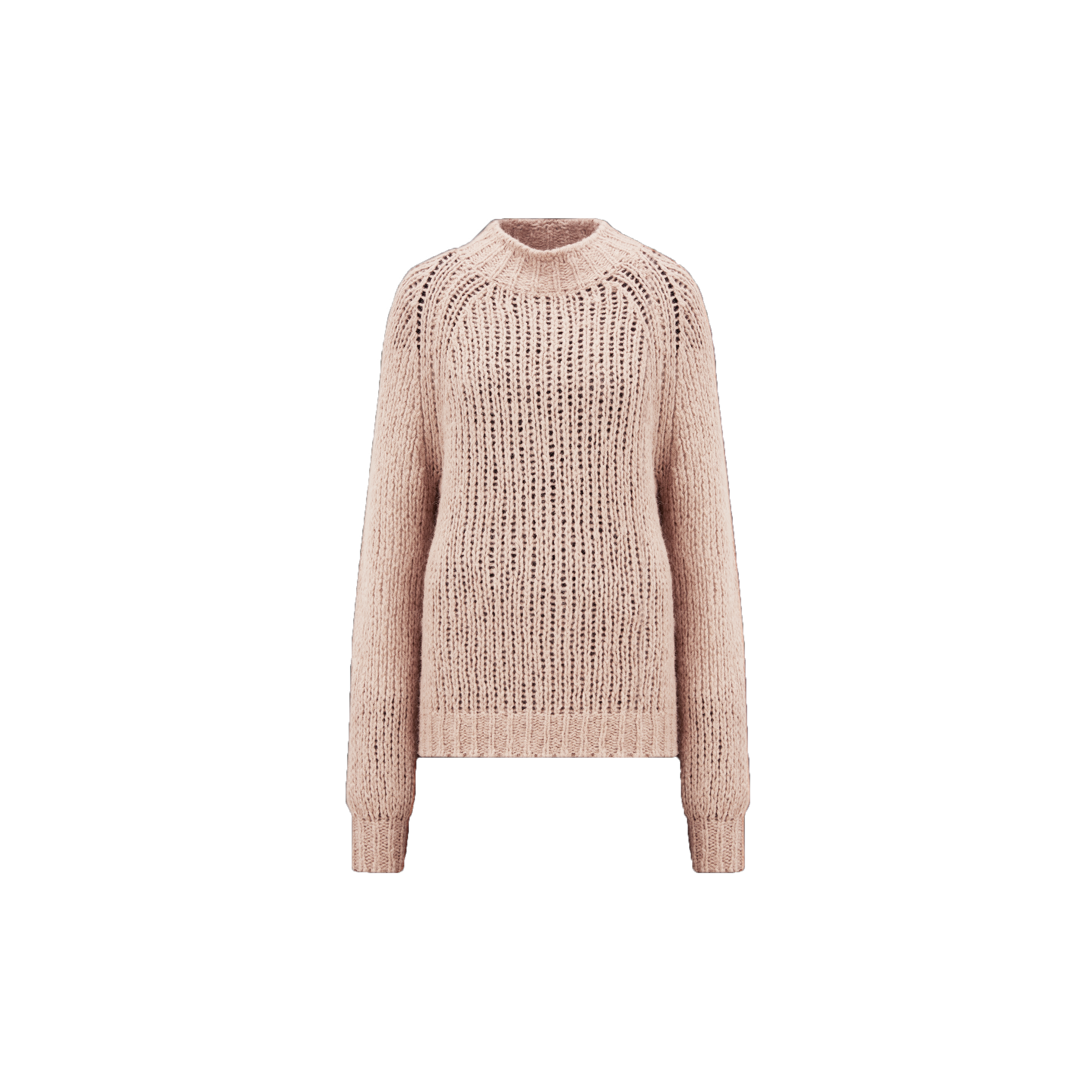 Moncler Pull En Alpaga Mélangé In Neutral