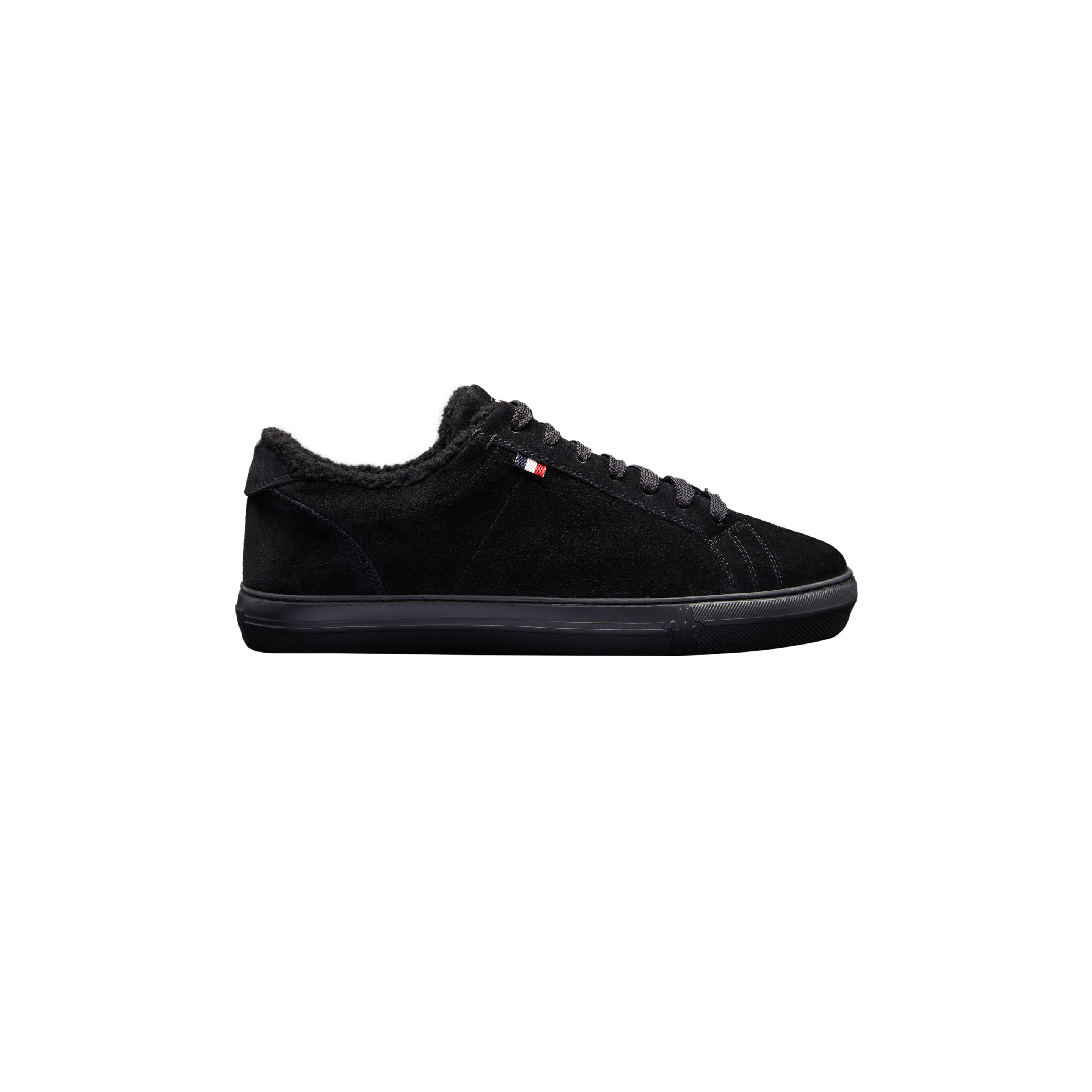 Moncler Collection New Monaco Low Top Trainers In Black