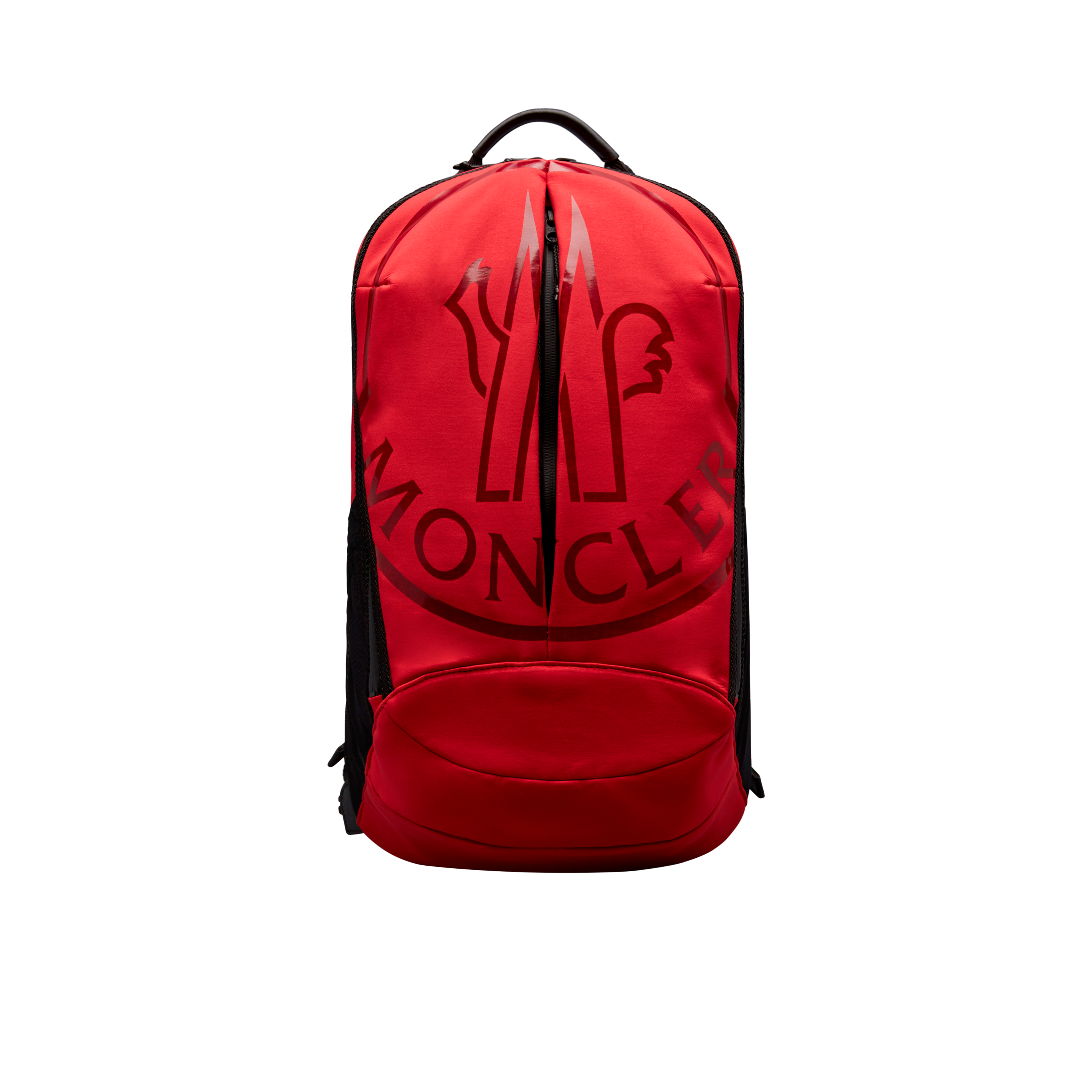 Moncler Cut Backpack In Red