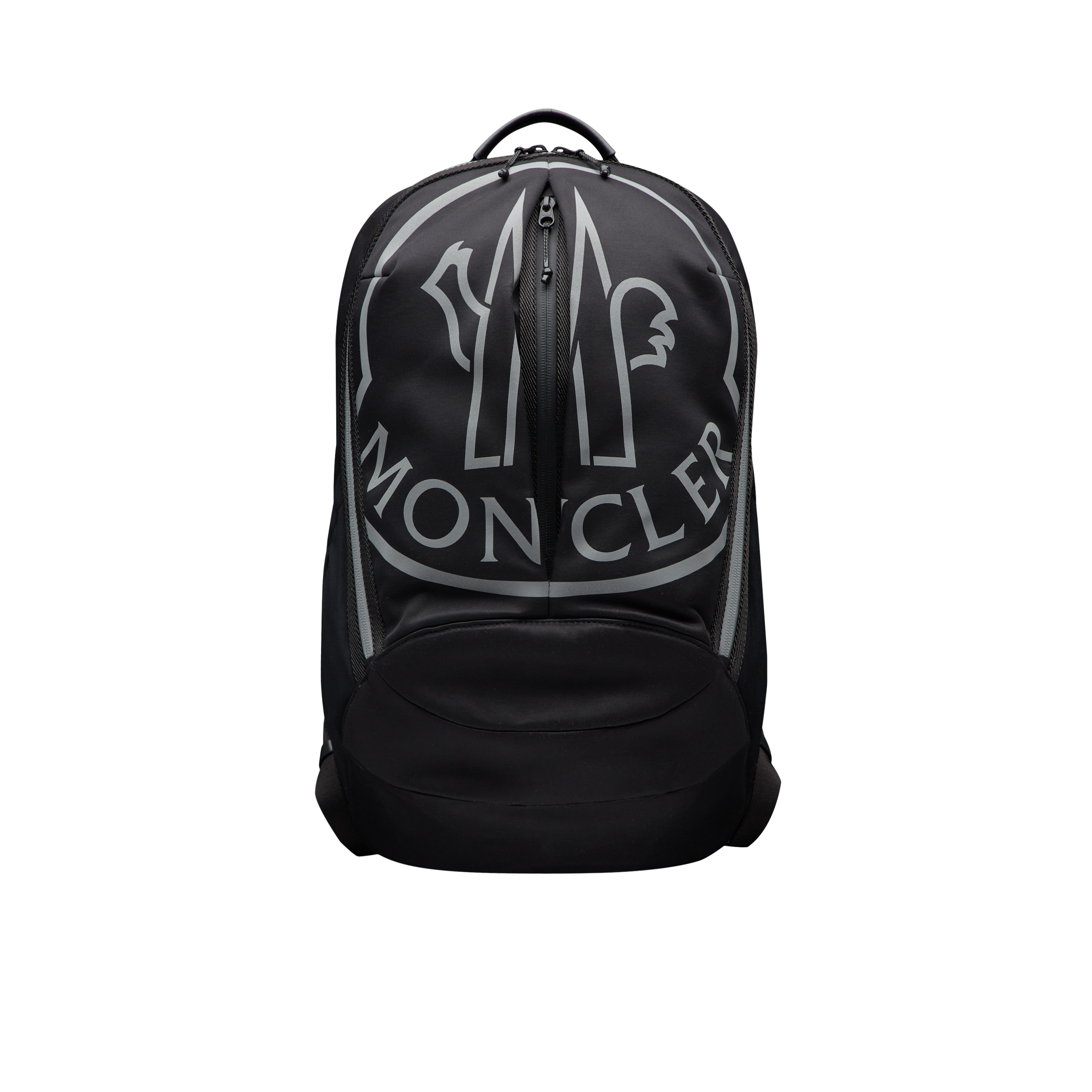 Moncler Cut Backpack In Black