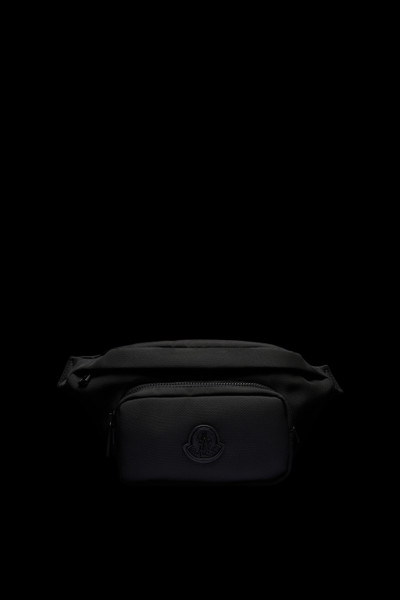 Mens Bags Belt Bags Moncler Leather Durance Belt Bag in Black for Men waist bags and bumbags 
