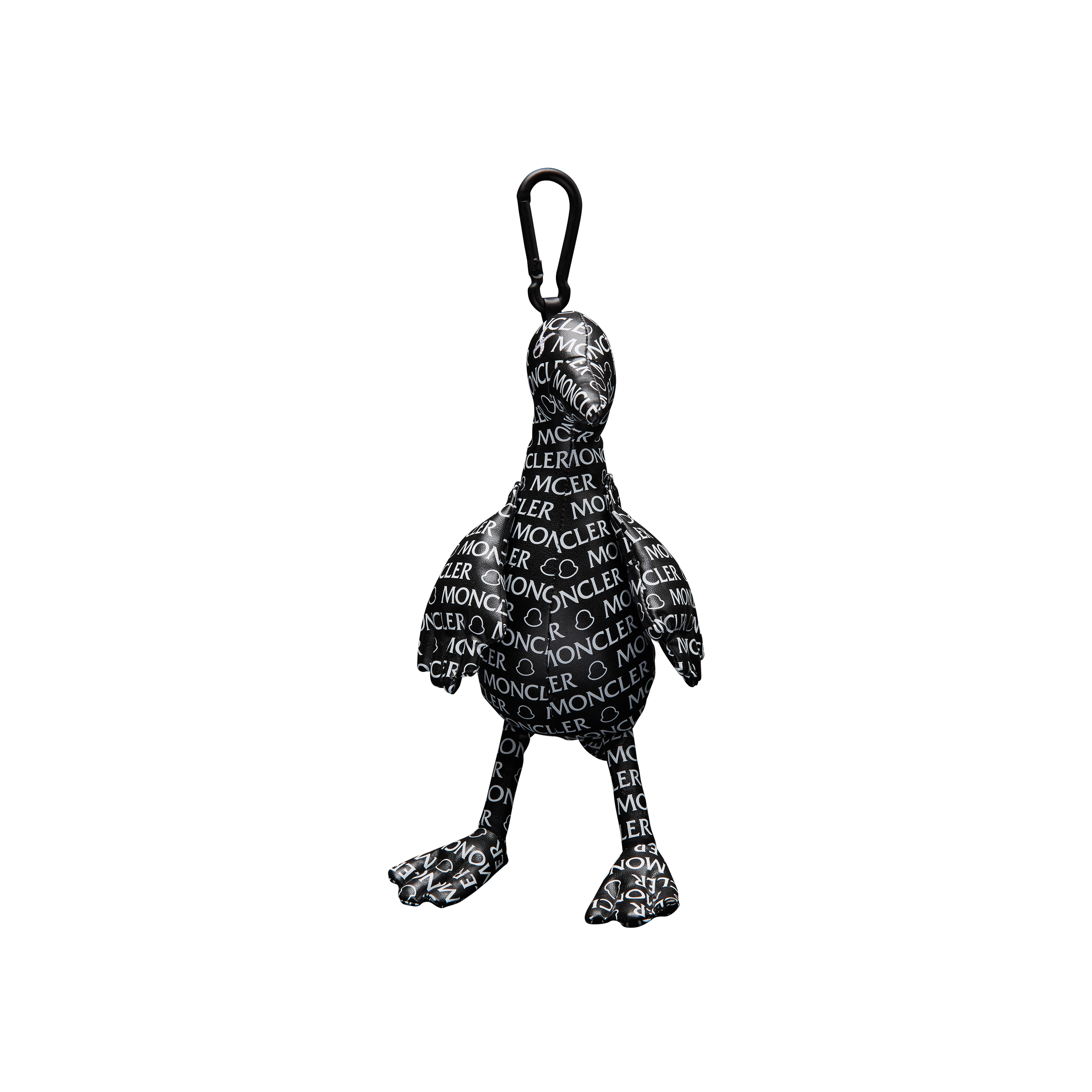 Moncler Duck-shaped Key Holder In Black