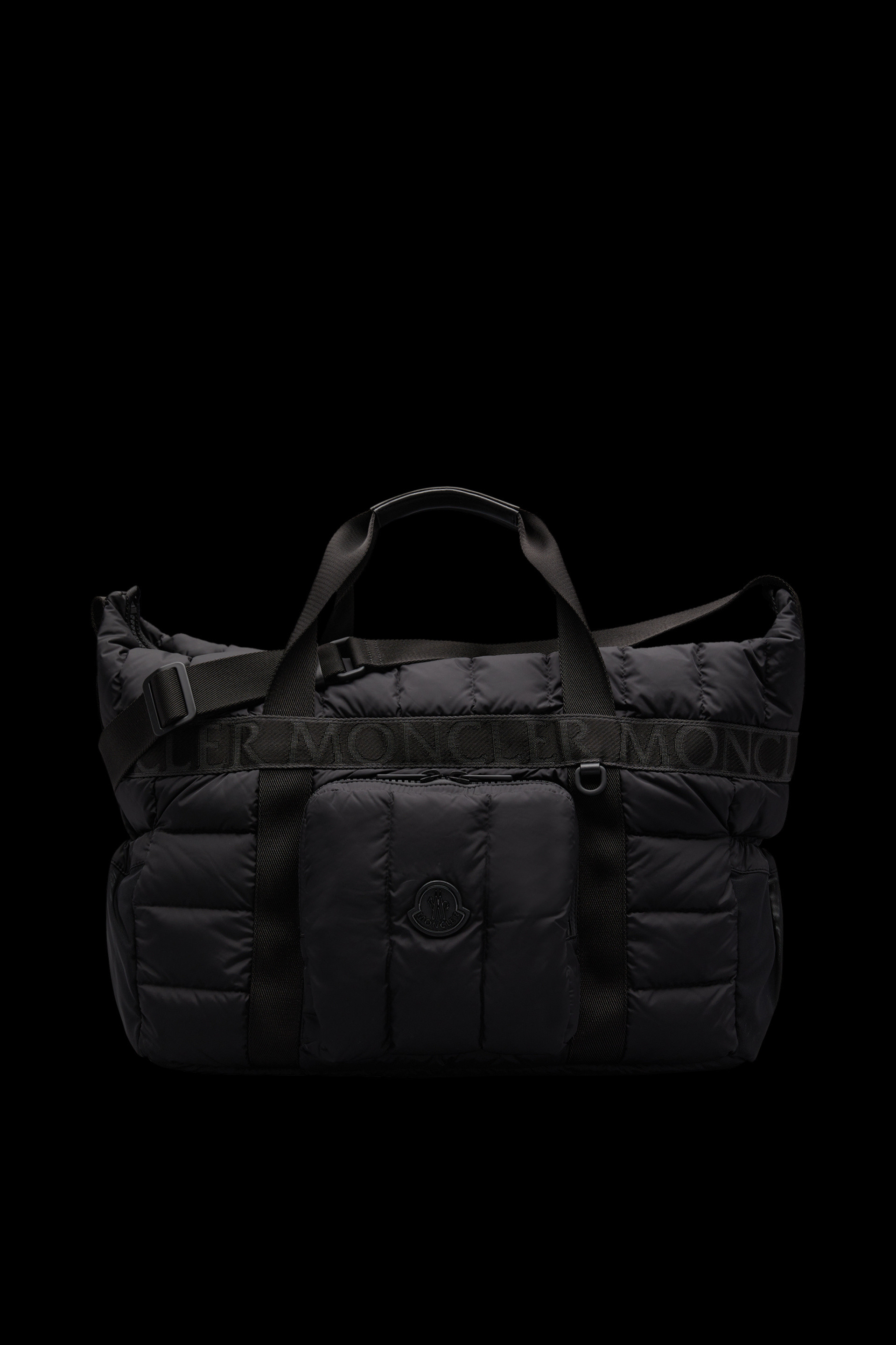 Black Antartika Duffle Bag - Bags & Trolleys for Men | Moncler US