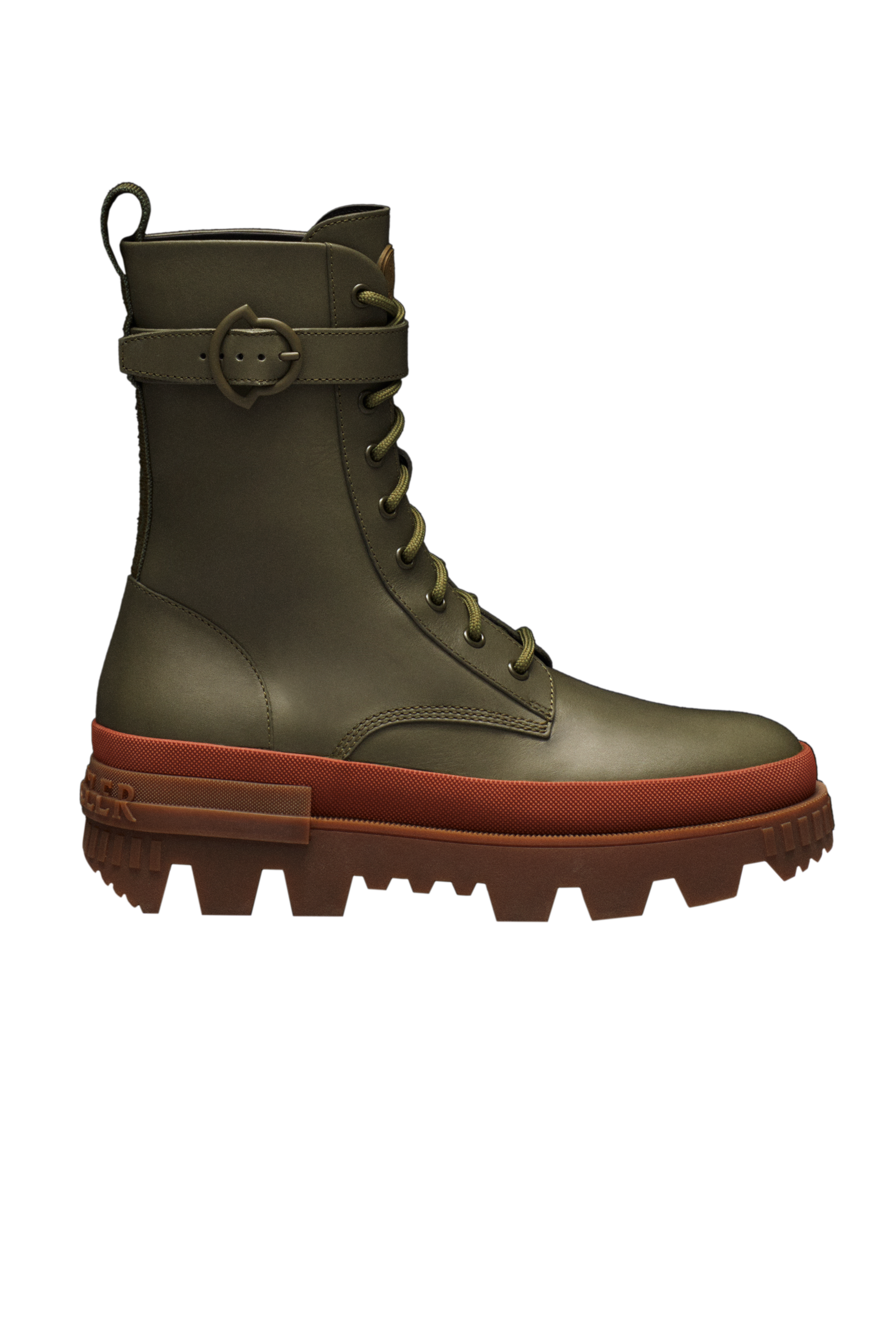Moncler Collection Carinne Lace-up Boots In Green