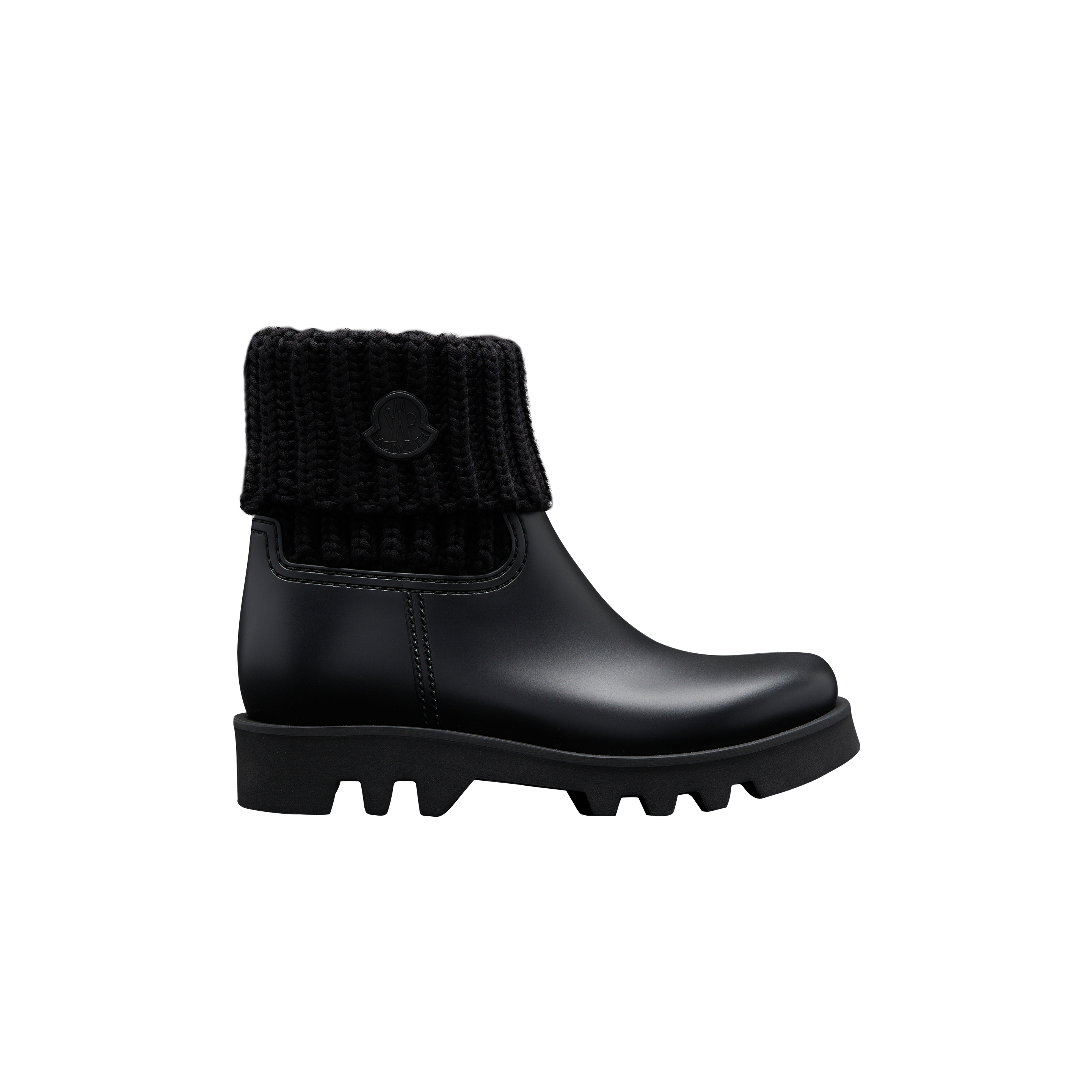 Moncler Collection Ginette Rain Boots In Black