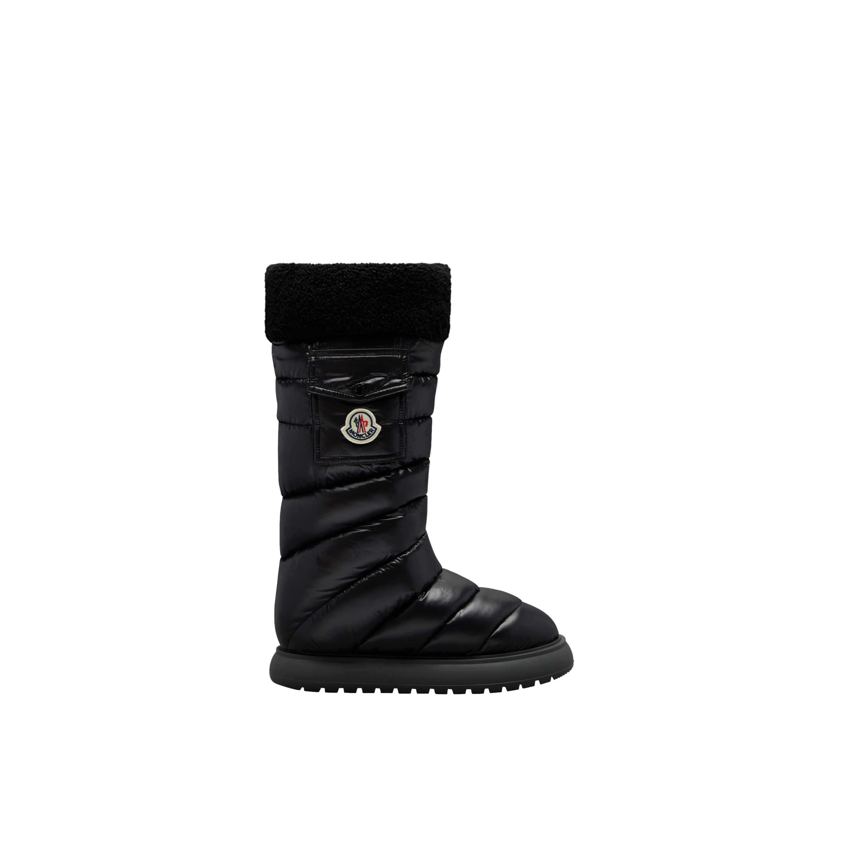 Moncler Collection Gaia Pocket Boots In Black