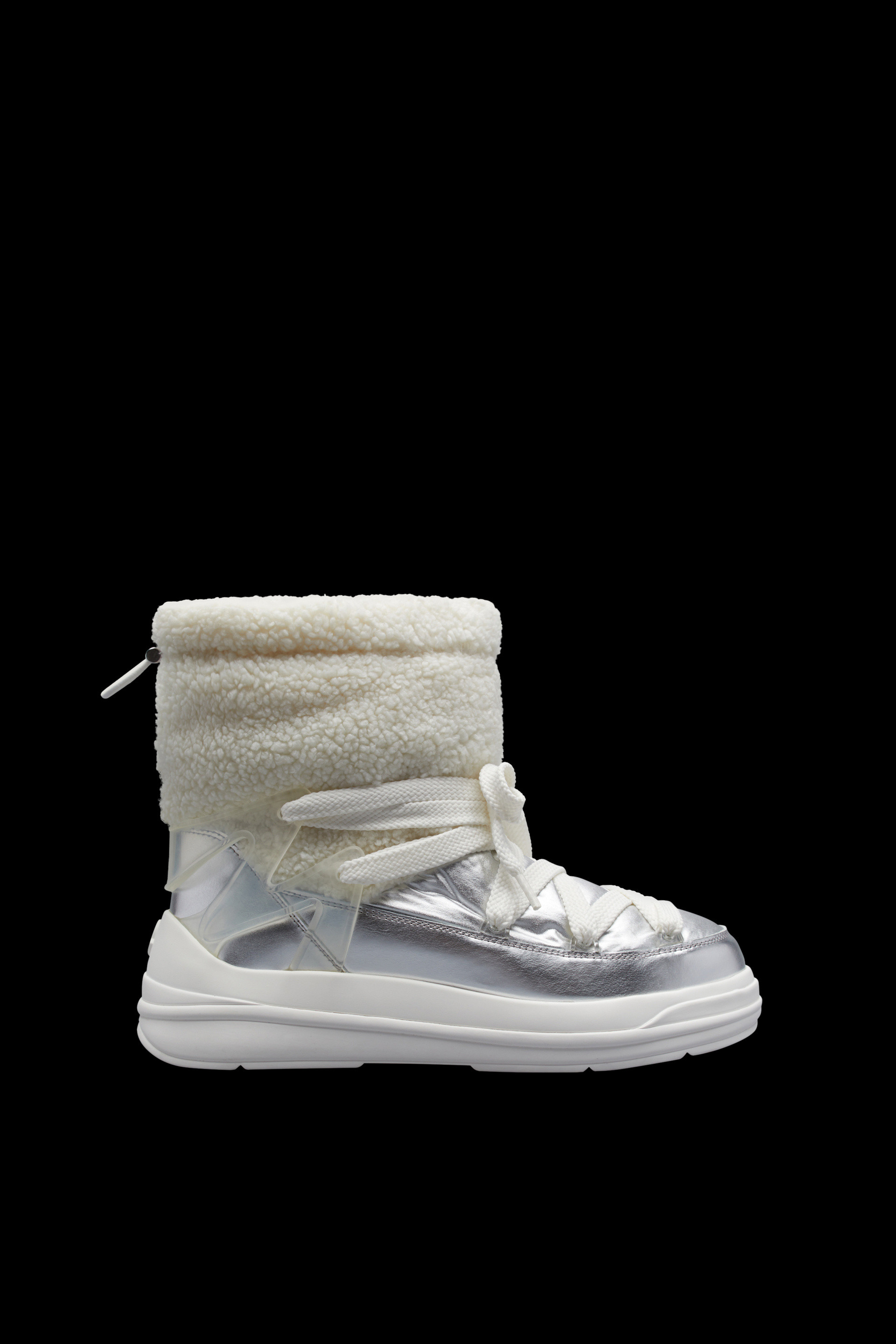 Moncler Schneestiefel Insolux in Weiß Damen Schuhe Stiefel Stiefeletten 